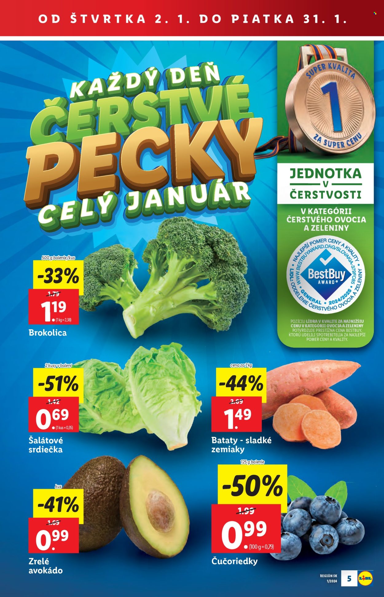 Leták Lidl - 2.1.2025 - 5.1.2025. Strana 5