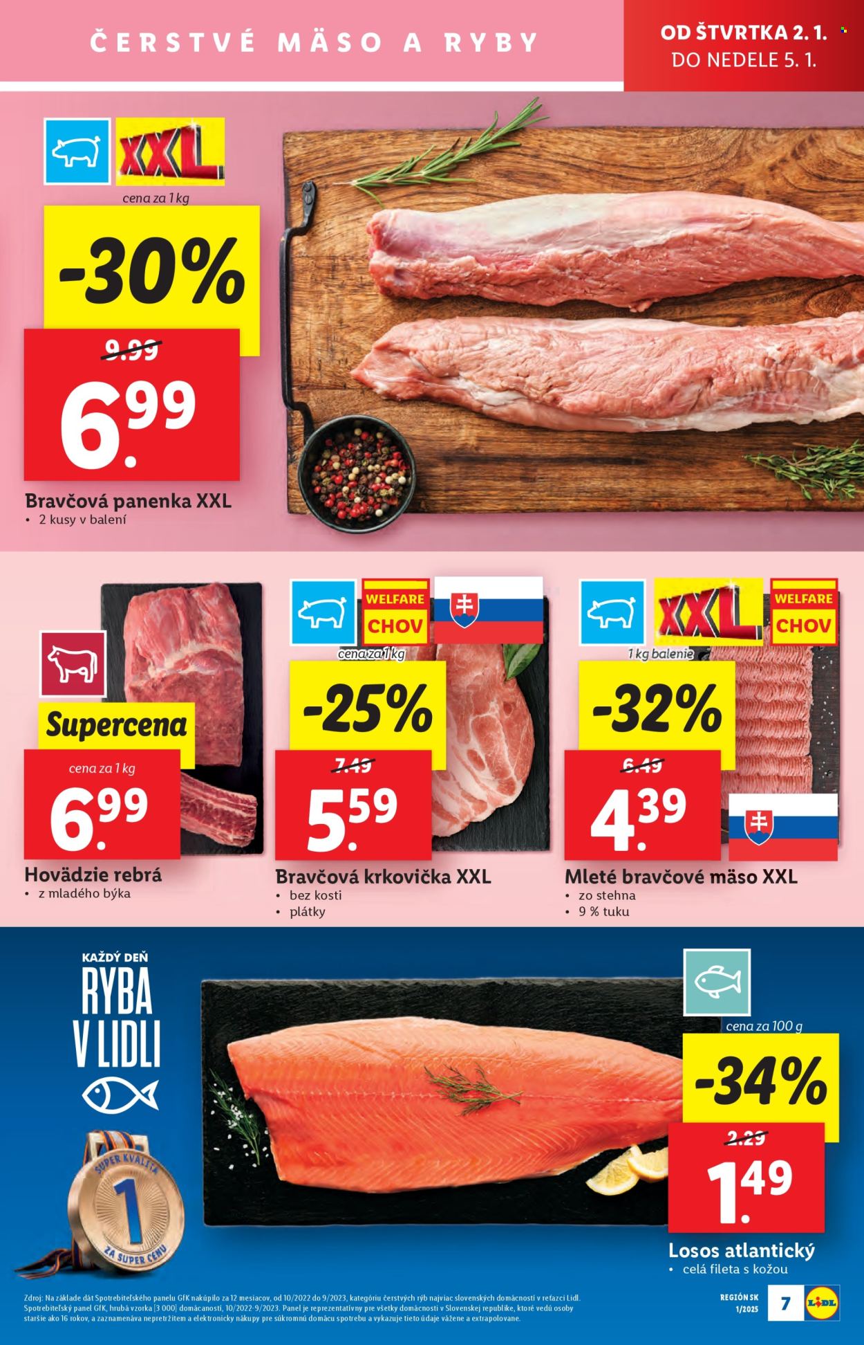 Leták Lidl - 2.1.2025 - 5.1.2025. Strana 7