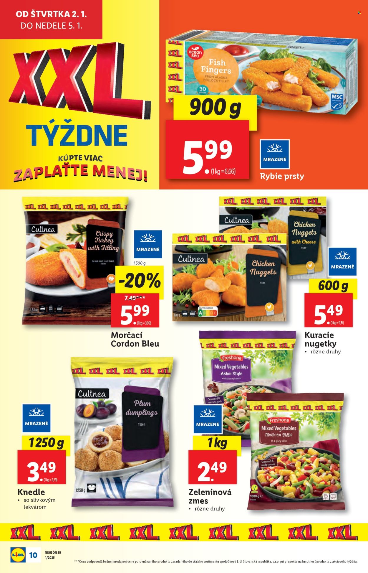 Leták Lidl - 2.1.2025 - 5.1.2025. Strana 10