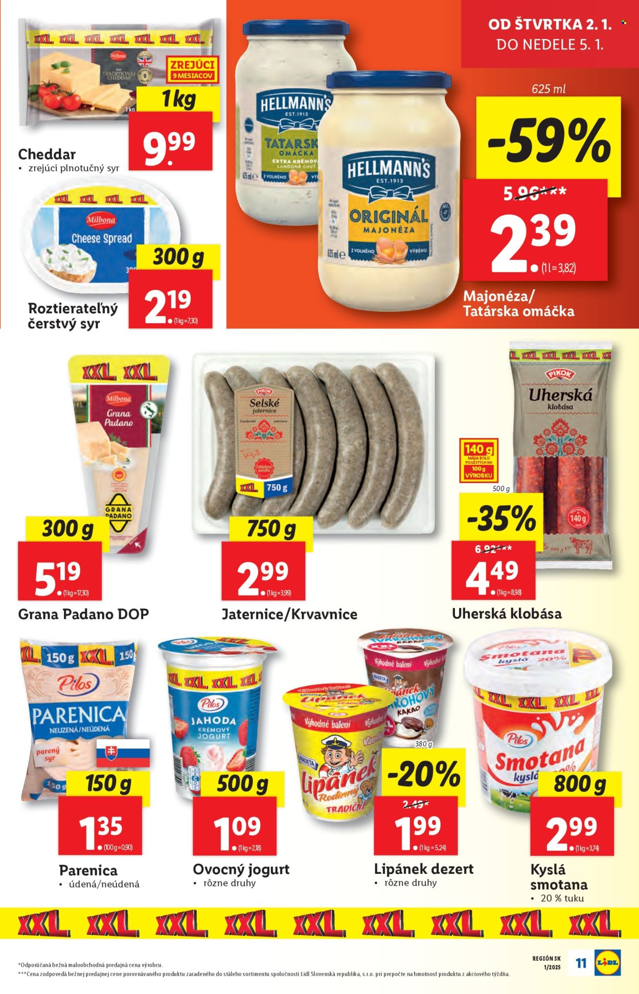 Leták Lidl - 2.1.2025 - 5.1.2025. Strana 11