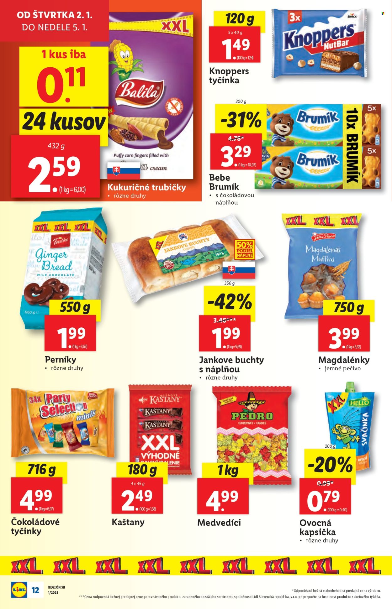 Leták Lidl - 2.1.2025 - 5.1.2025. Strana 12