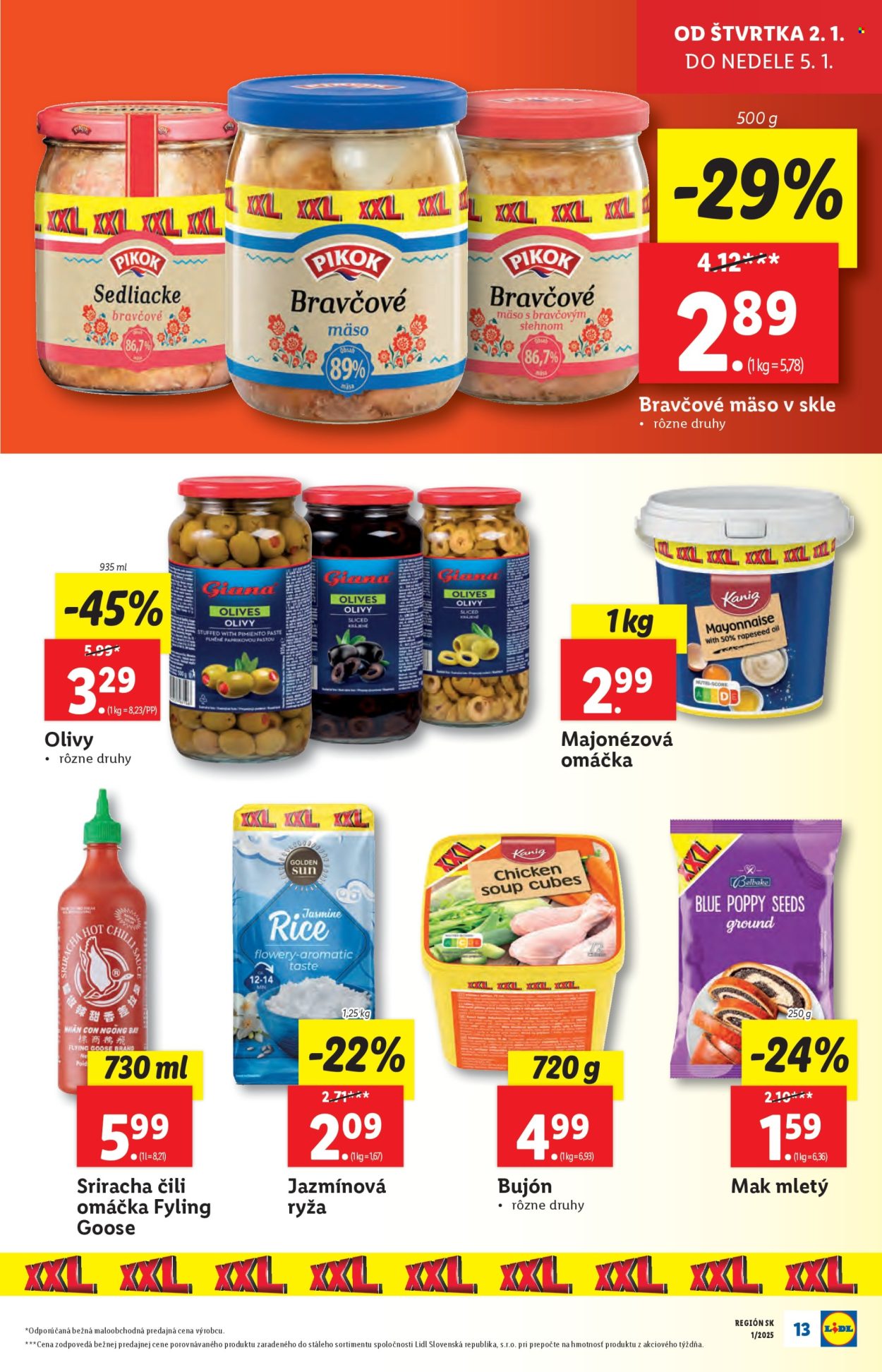 Leták Lidl - 2.1.2025 - 5.1.2025. Strana 13