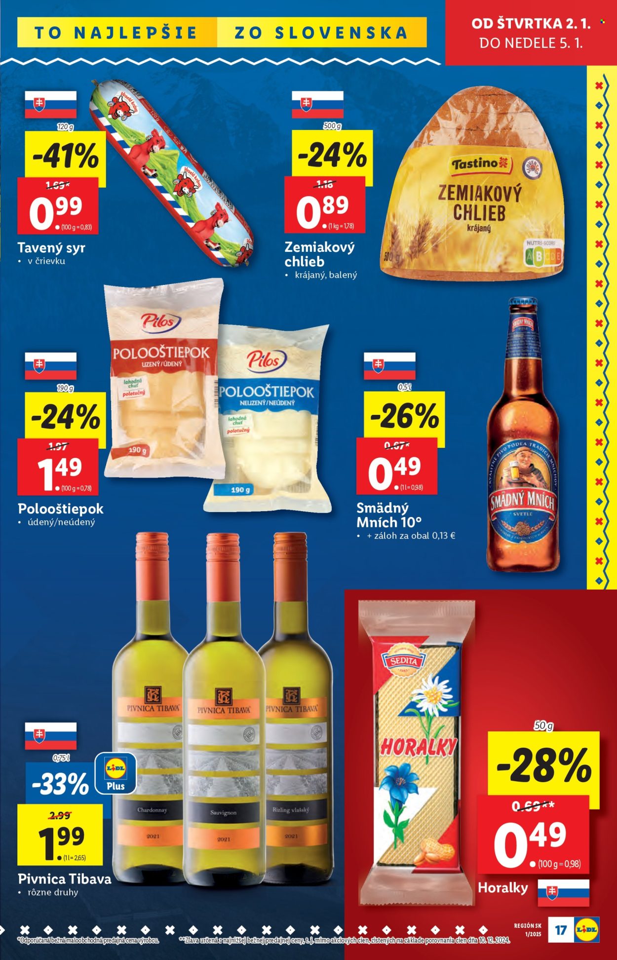 Leták Lidl - 2.1.2025 - 5.1.2025. Strana 17