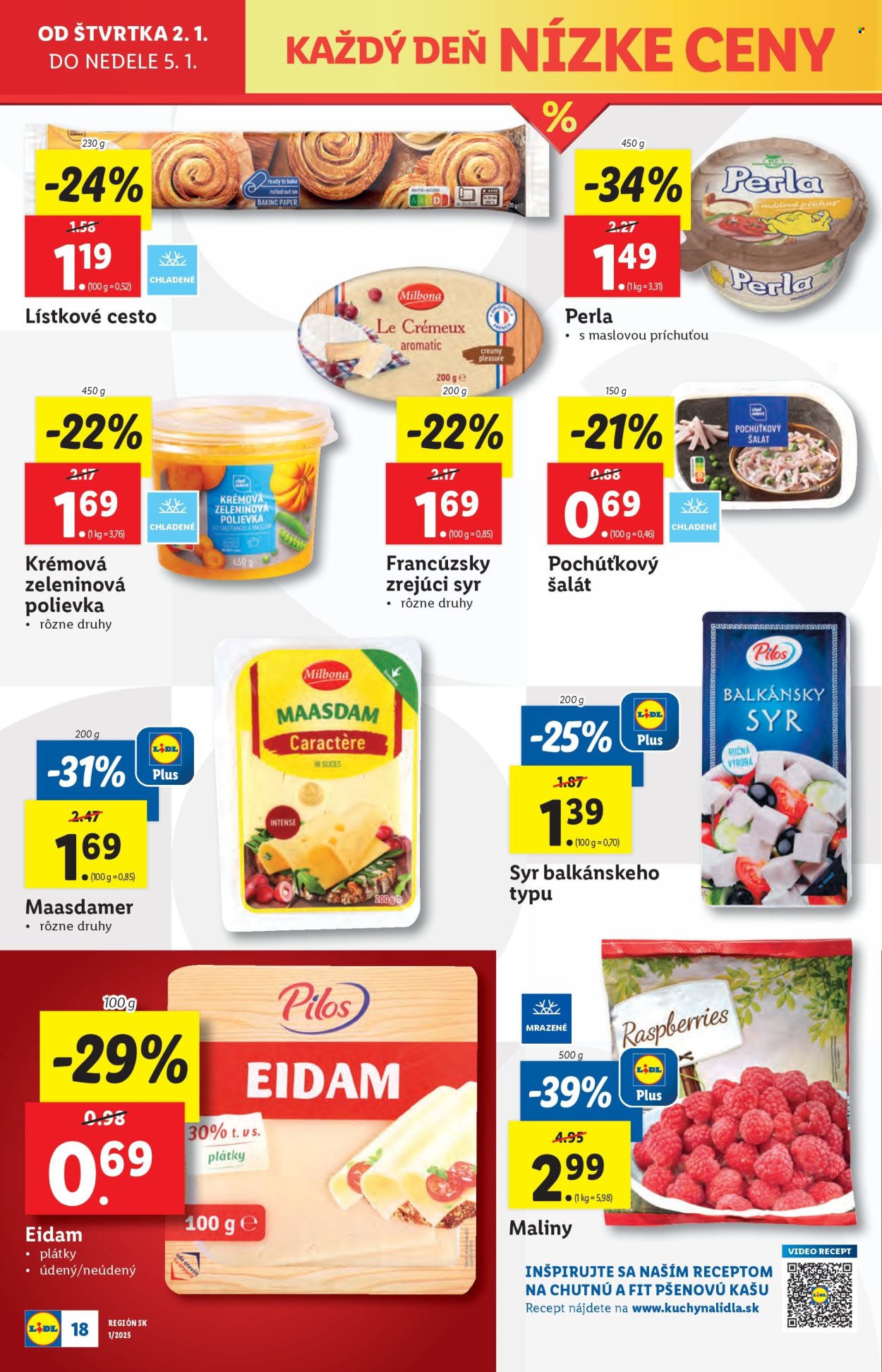Leták Lidl - 2.1.2025 - 5.1.2025. Strana 18