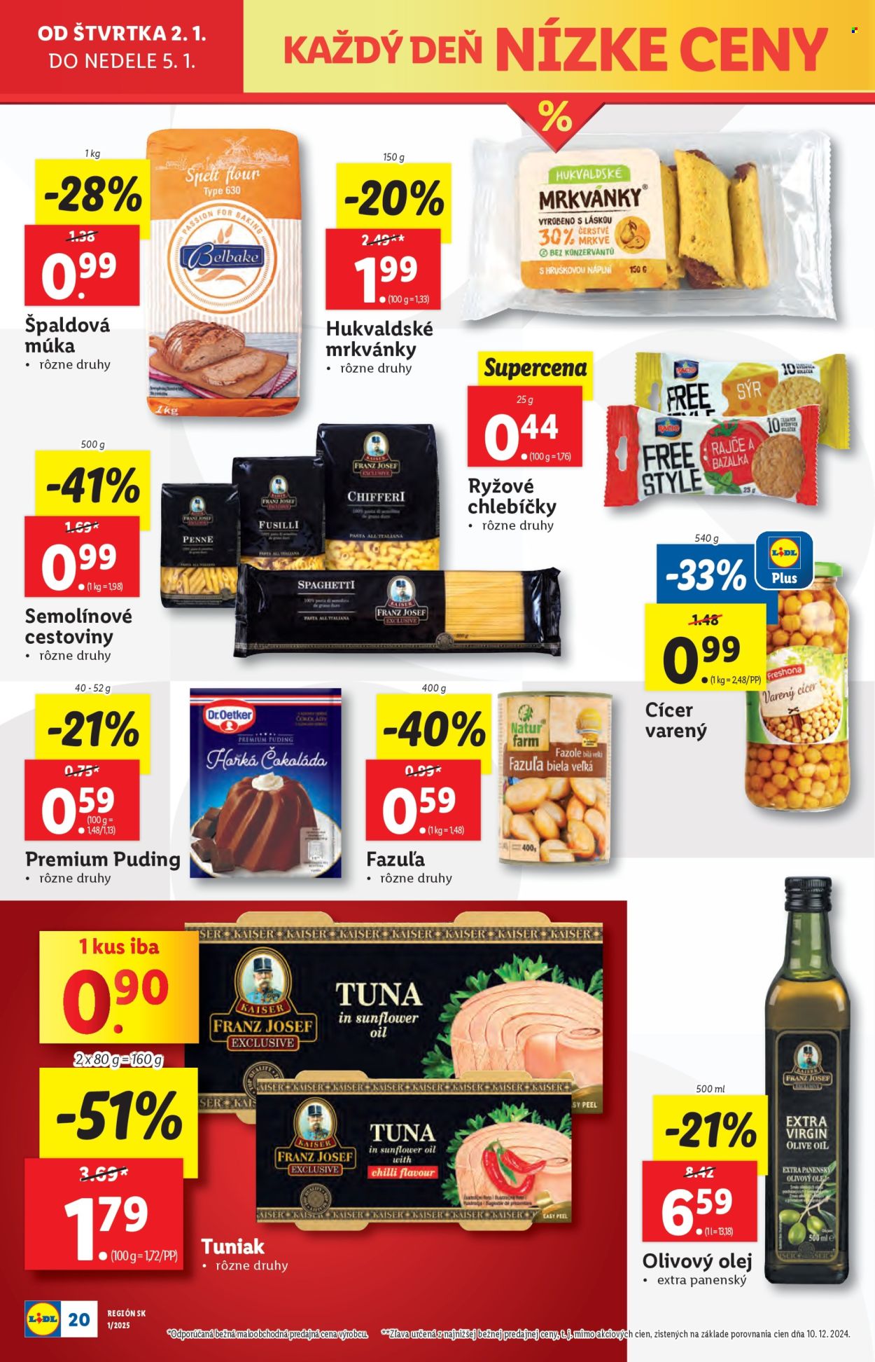 Leták Lidl - 2.1.2025 - 5.1.2025. Strana 20