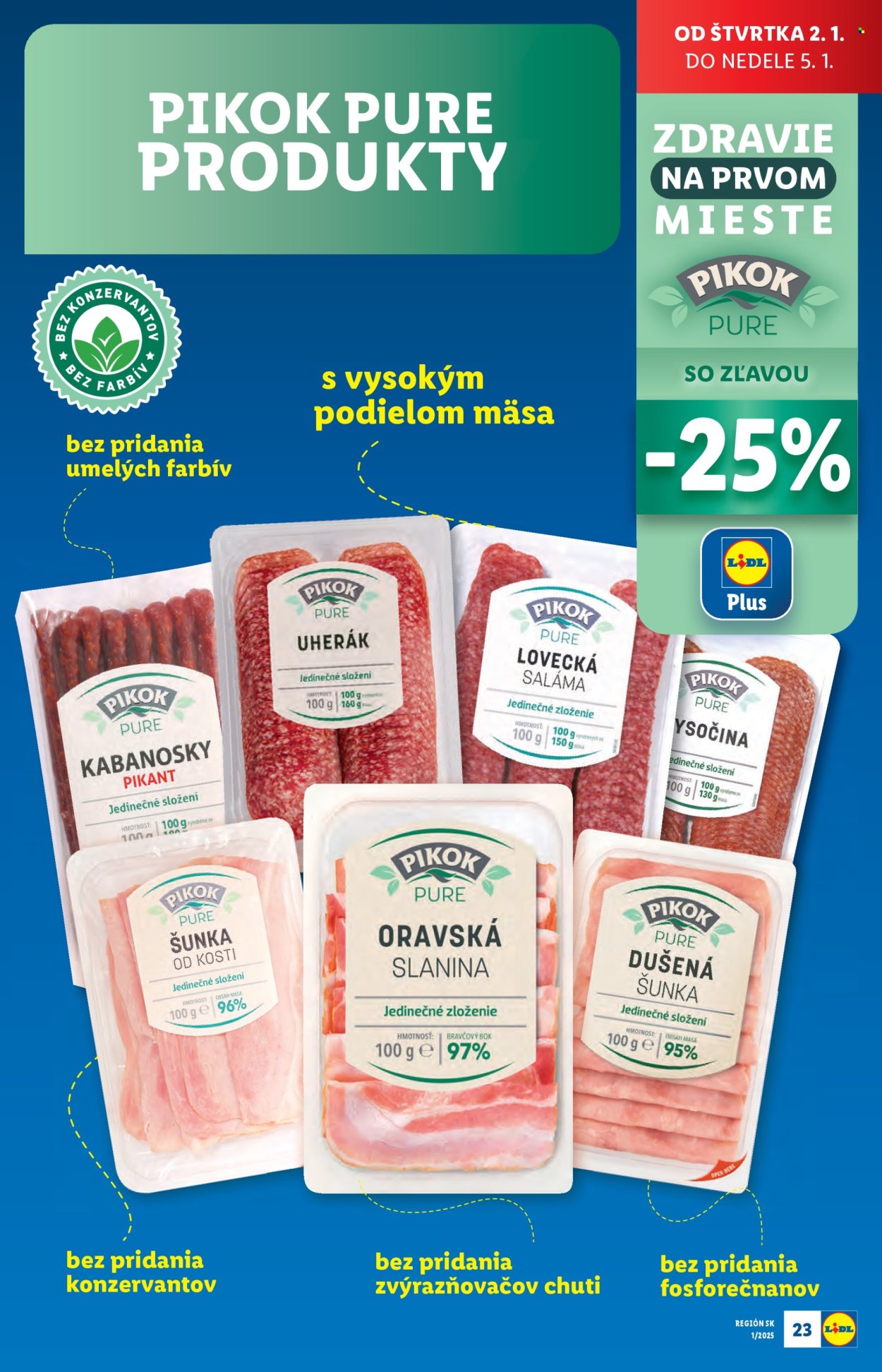 Leták Lidl - 2.1.2025 - 5.1.2025. Strana 23