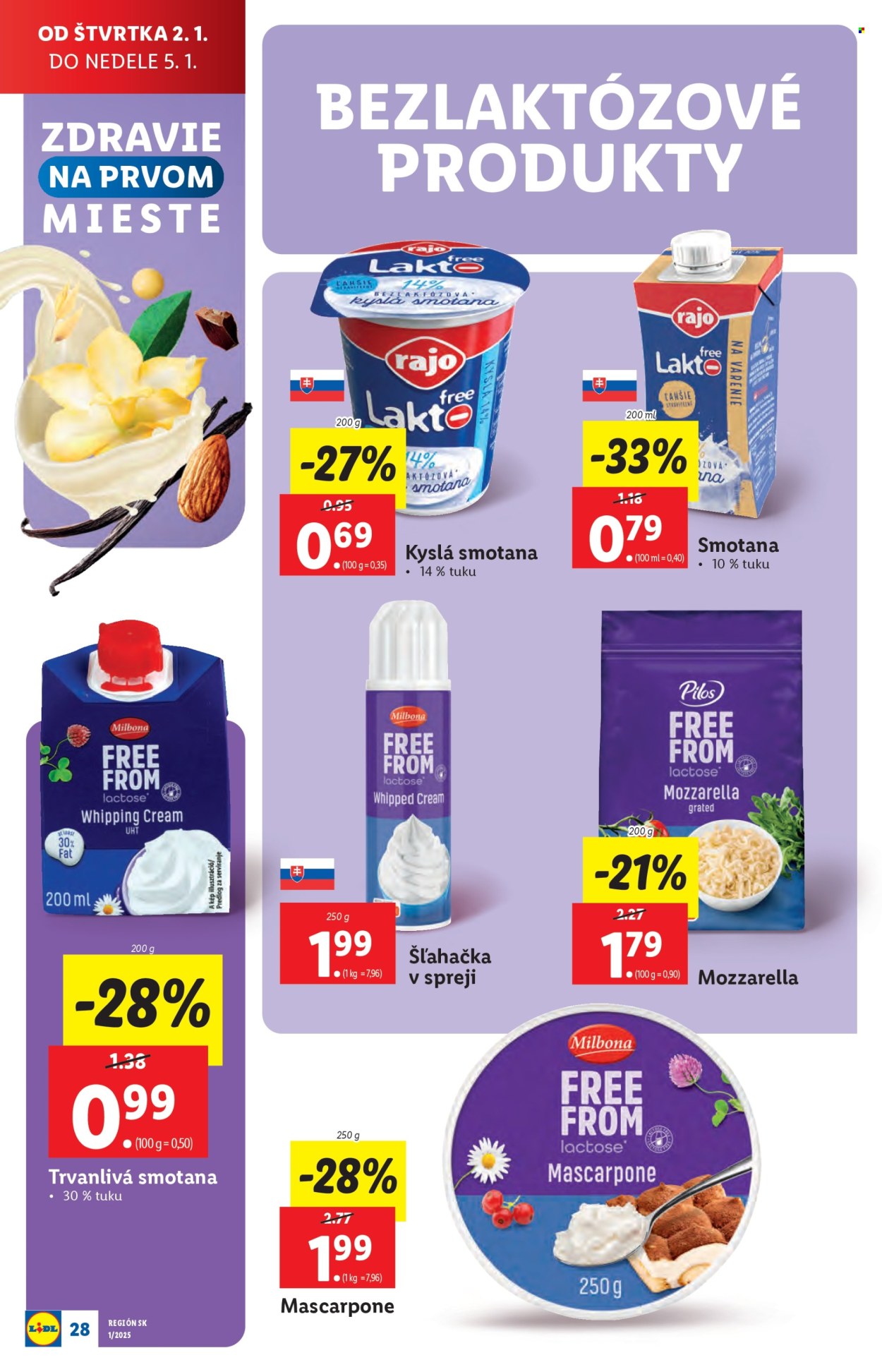 Leták Lidl - 2.1.2025 - 5.1.2025. Strana 28