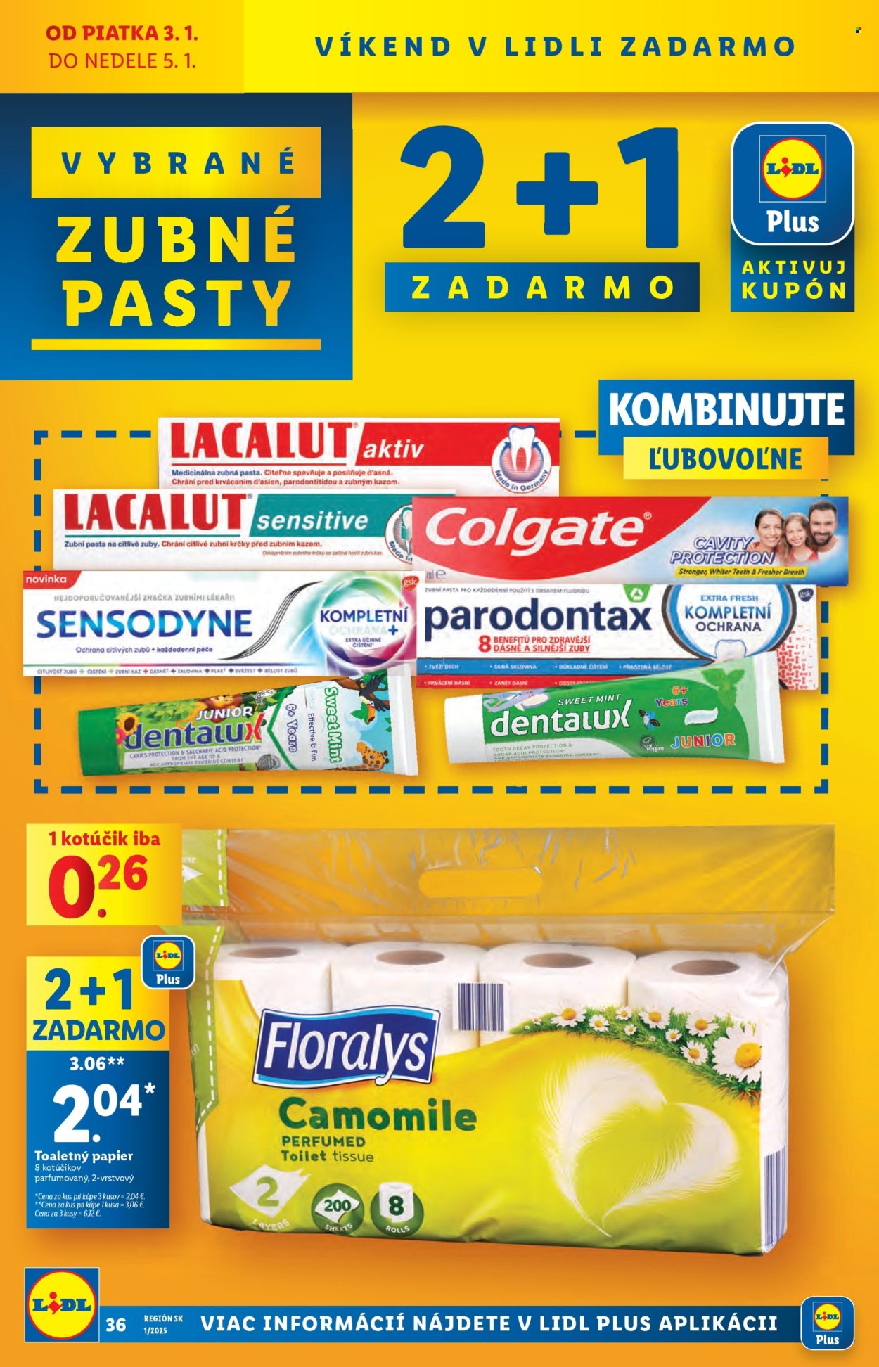 Leták Lidl - 2.1.2025 - 5.1.2025. Strana 36