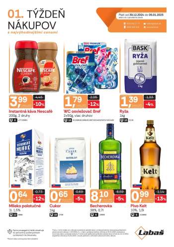 Leták Labaš - 30.12.2024 - 5.1.2025.
