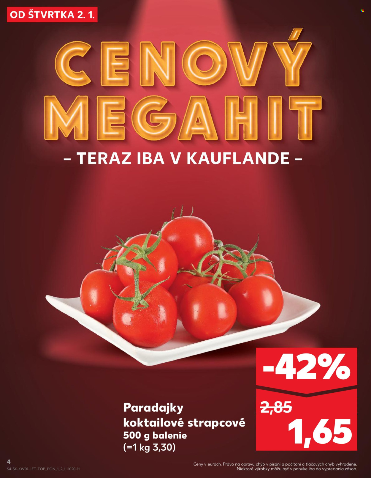 Leták Kaufland - 2.1.2025 - 8.1.2025. Strana 4