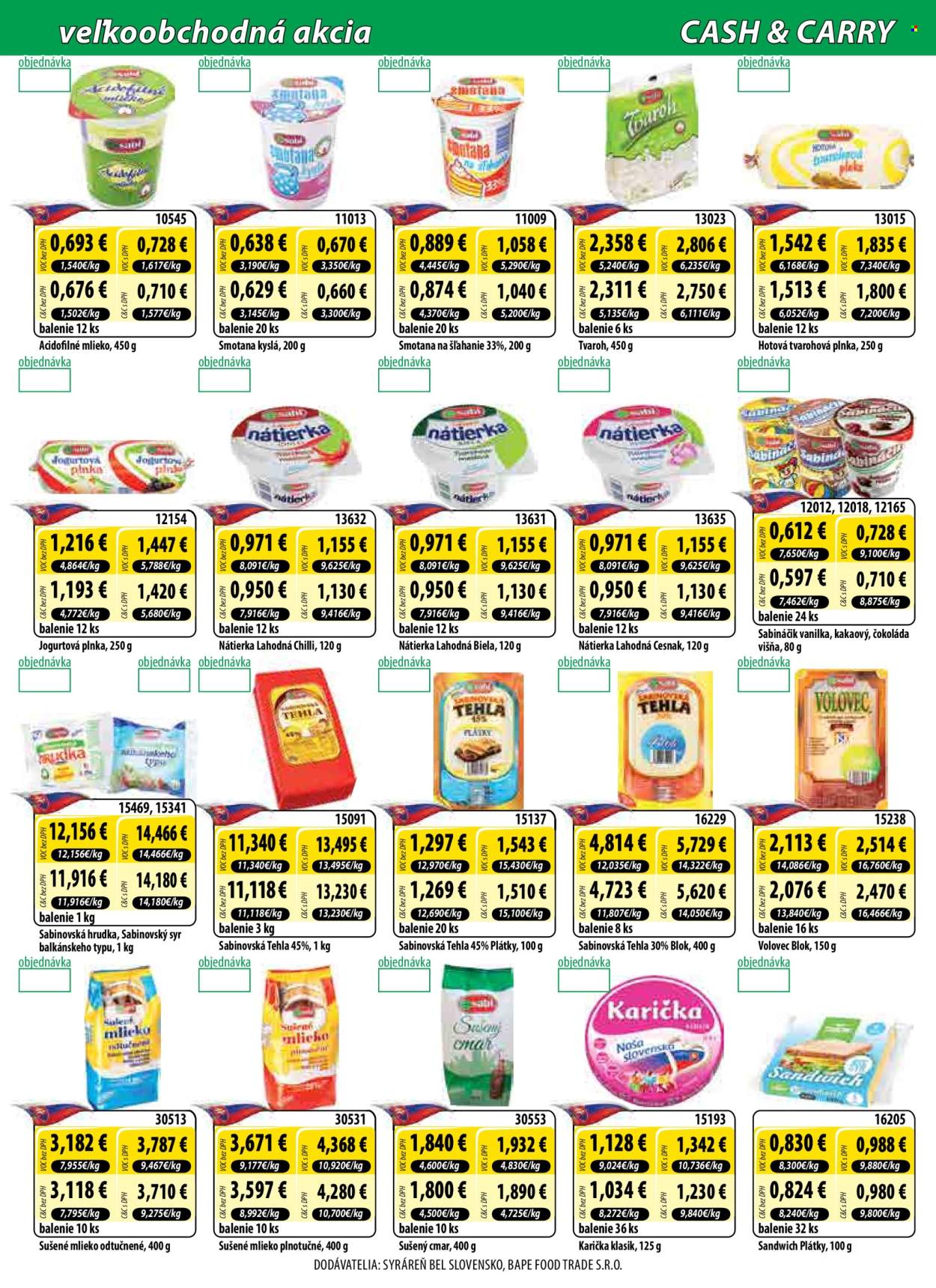 Leták Milk AGRO - 2.1.2025 - 14.1.2025. Strana 2