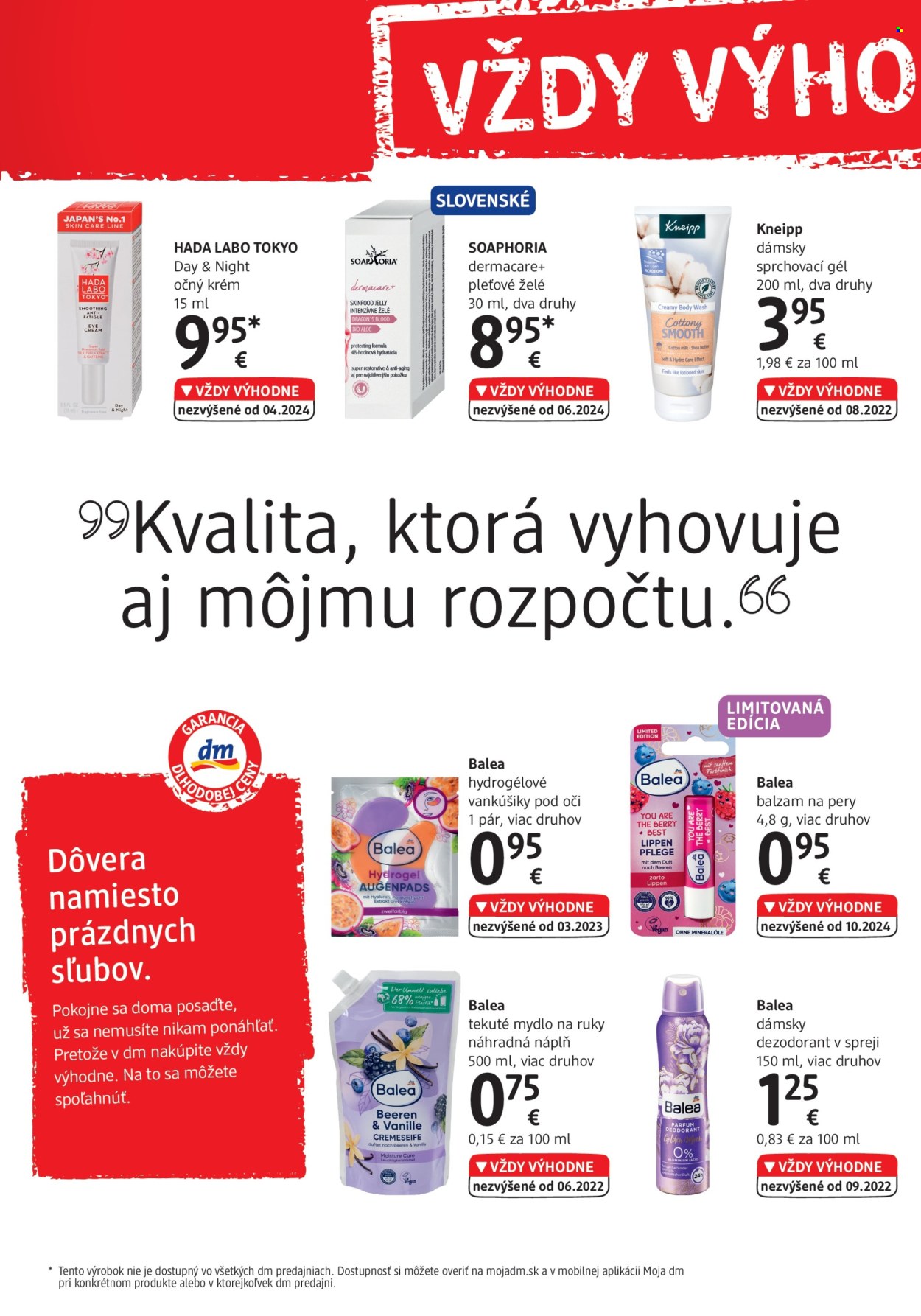 Leták dm drogerie - 1.1.2025 - 31.1.2025. Strana 4