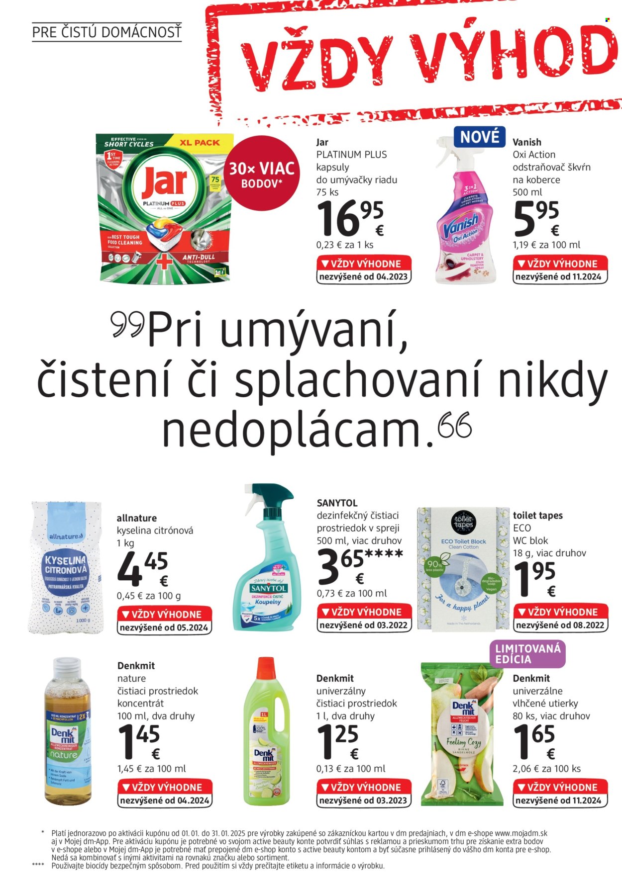 Leták dm drogerie - 1.1.2025 - 31.1.2025. Strana 30