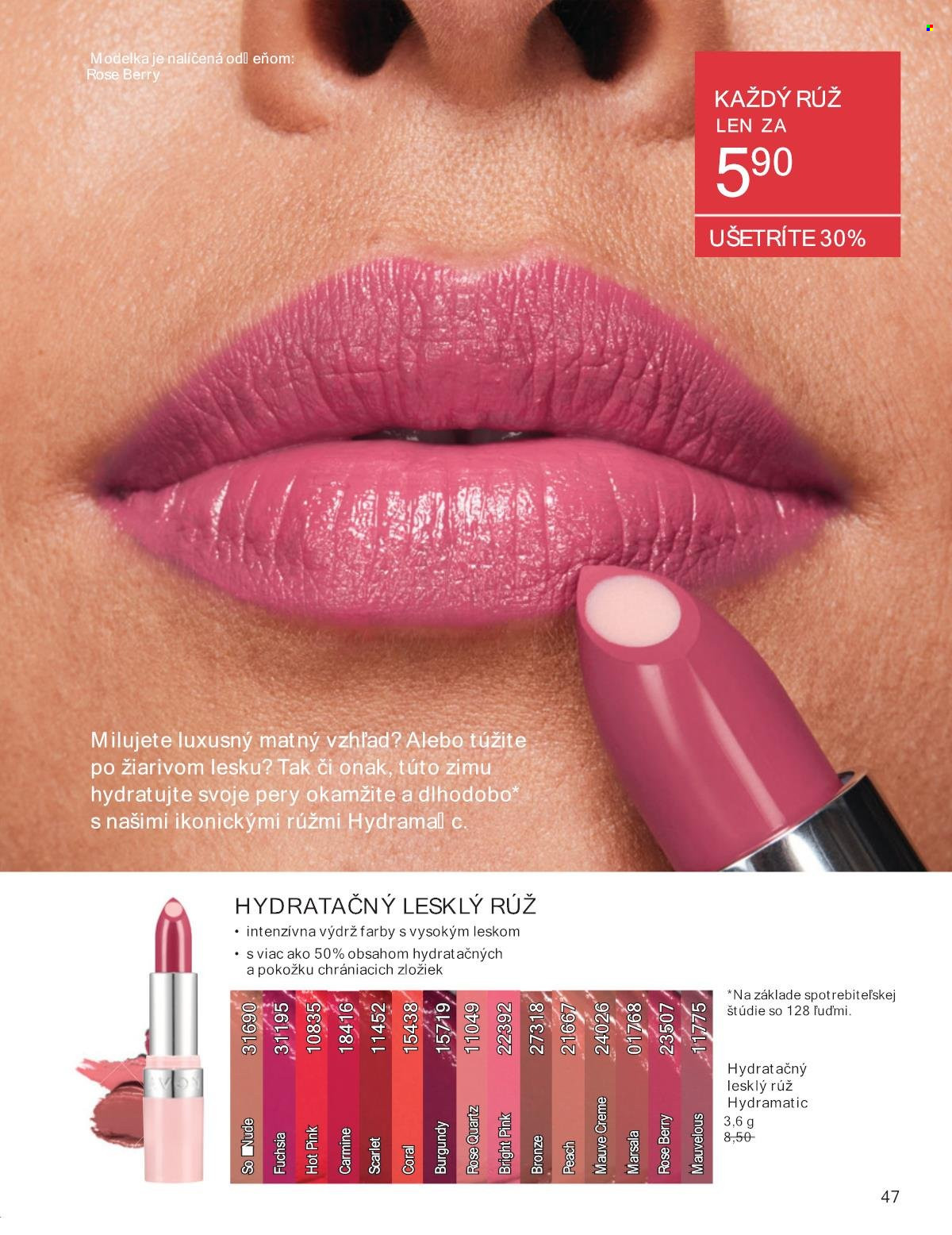 Leták Avon - 1.1.2025 - 31.1.2025. Strana 47