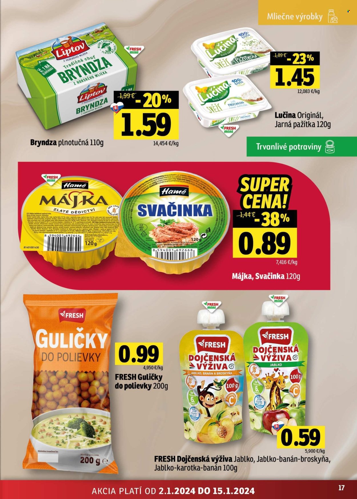 Leták FRESH - 2.1.2025 - 15.1.2025. Strana 17