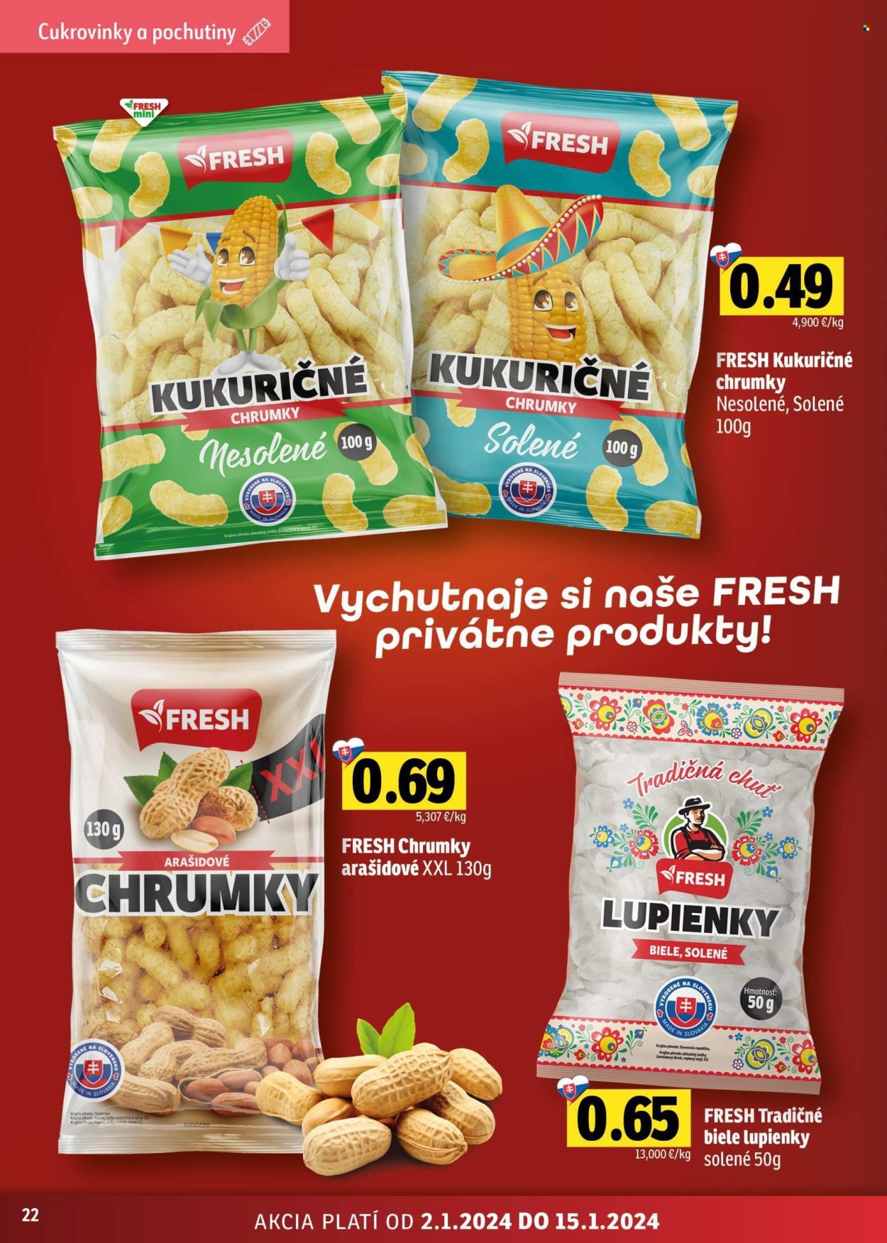 Leták FRESH - 2.1.2025 - 15.1.2025. Strana 22