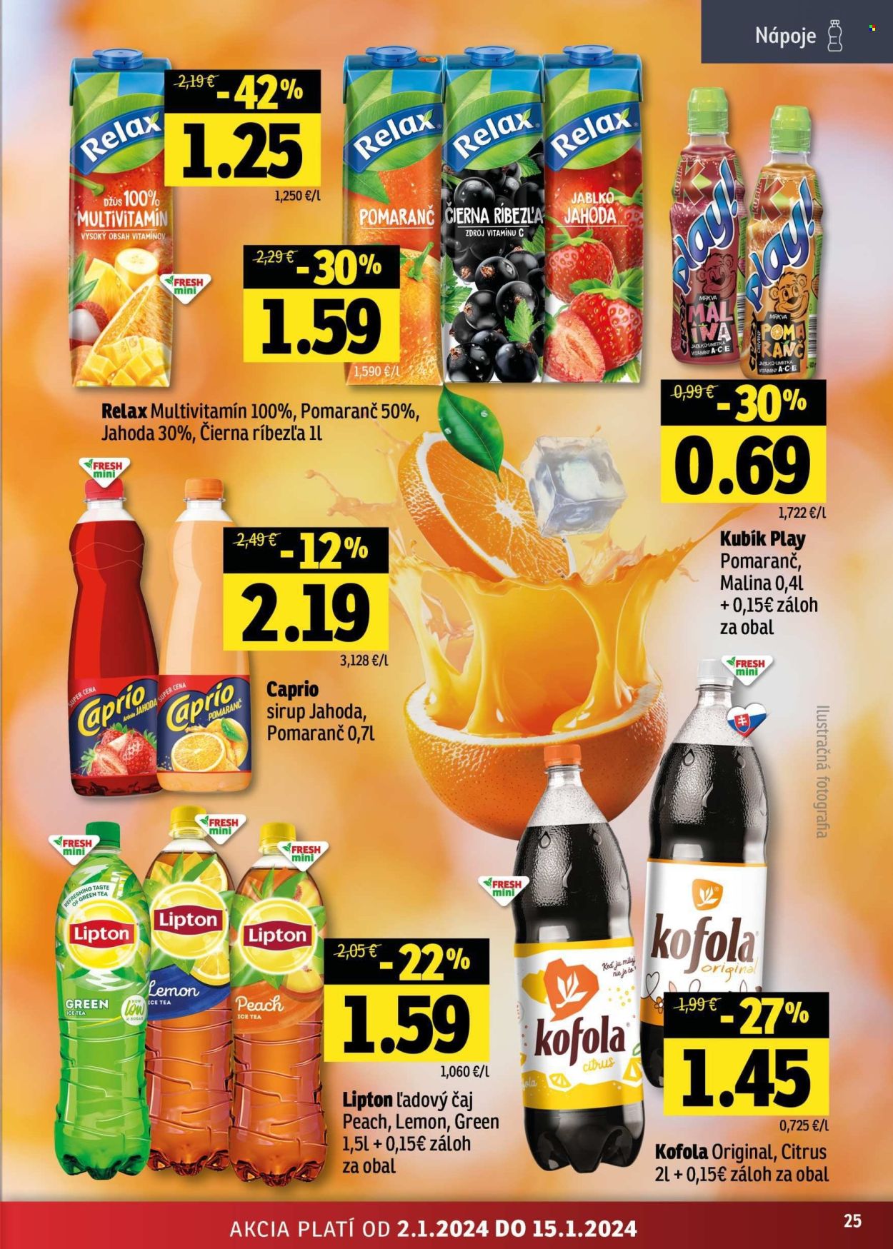 Leták FRESH - 2.1.2025 - 15.1.2025. Strana 25