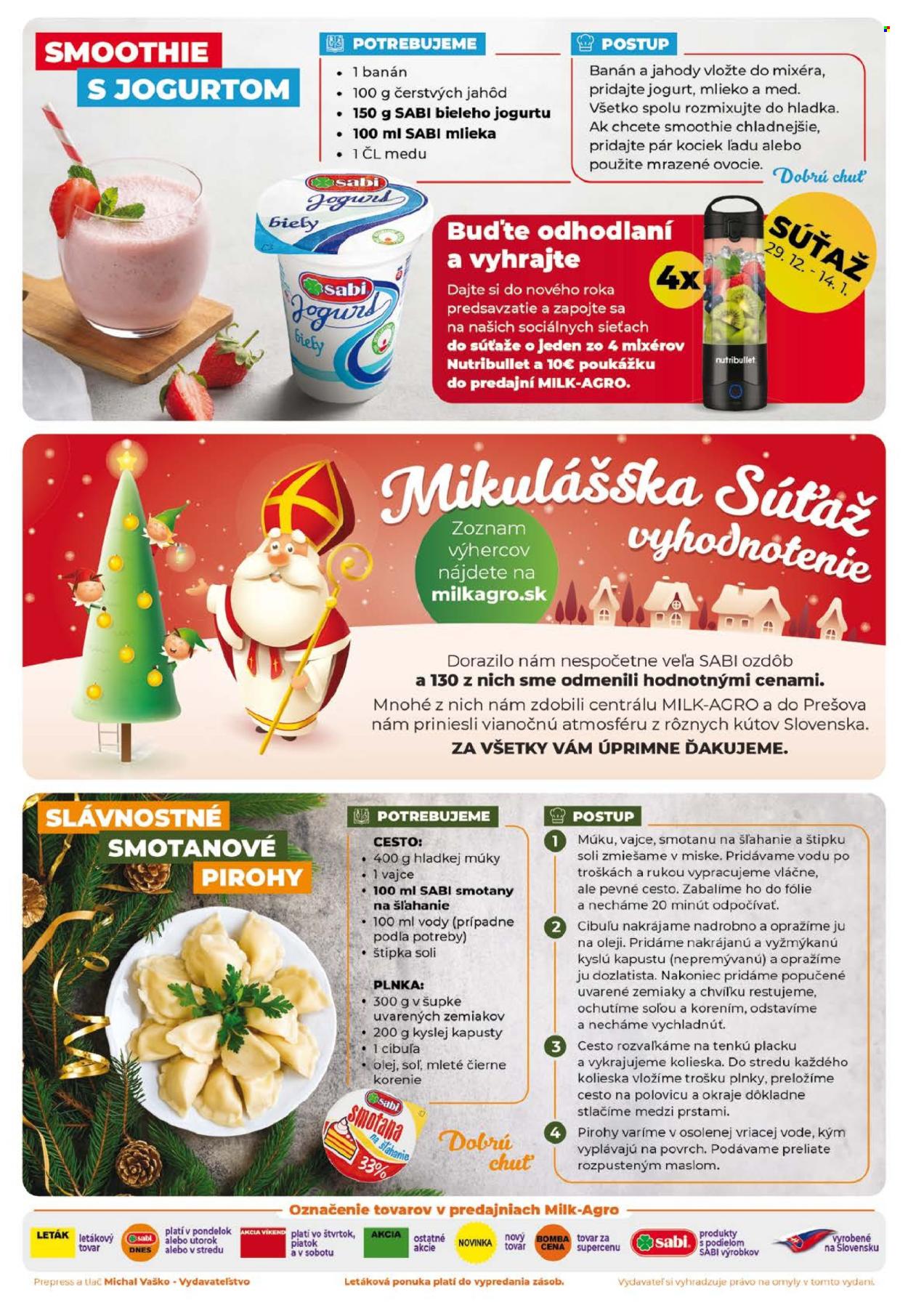 Leták Milk AGRO - 2.1.2025 - 14.1.2025. Strana 2