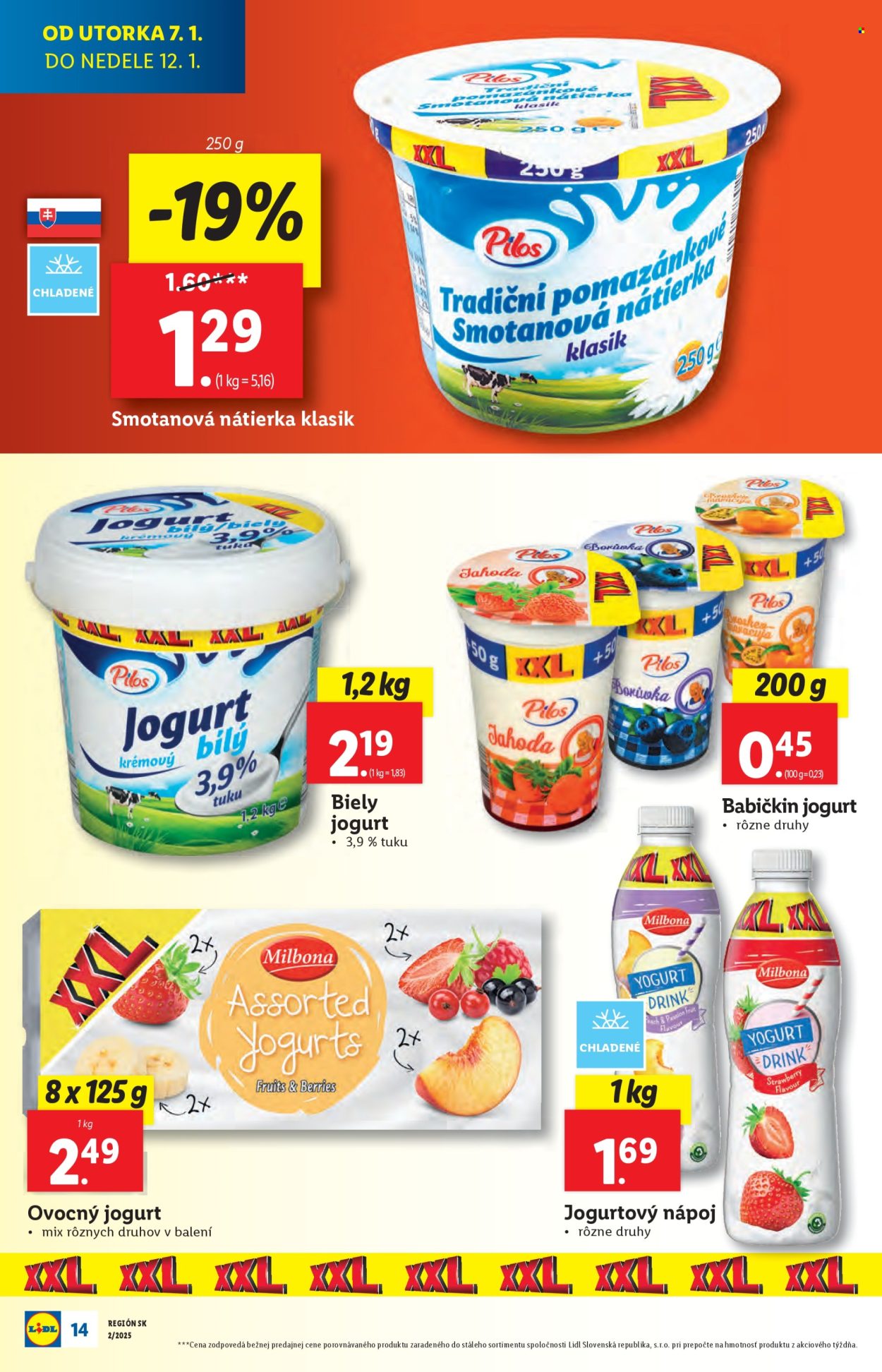 Leták Lidl - 7.1.2025 - 12.1.2025. Strana 14