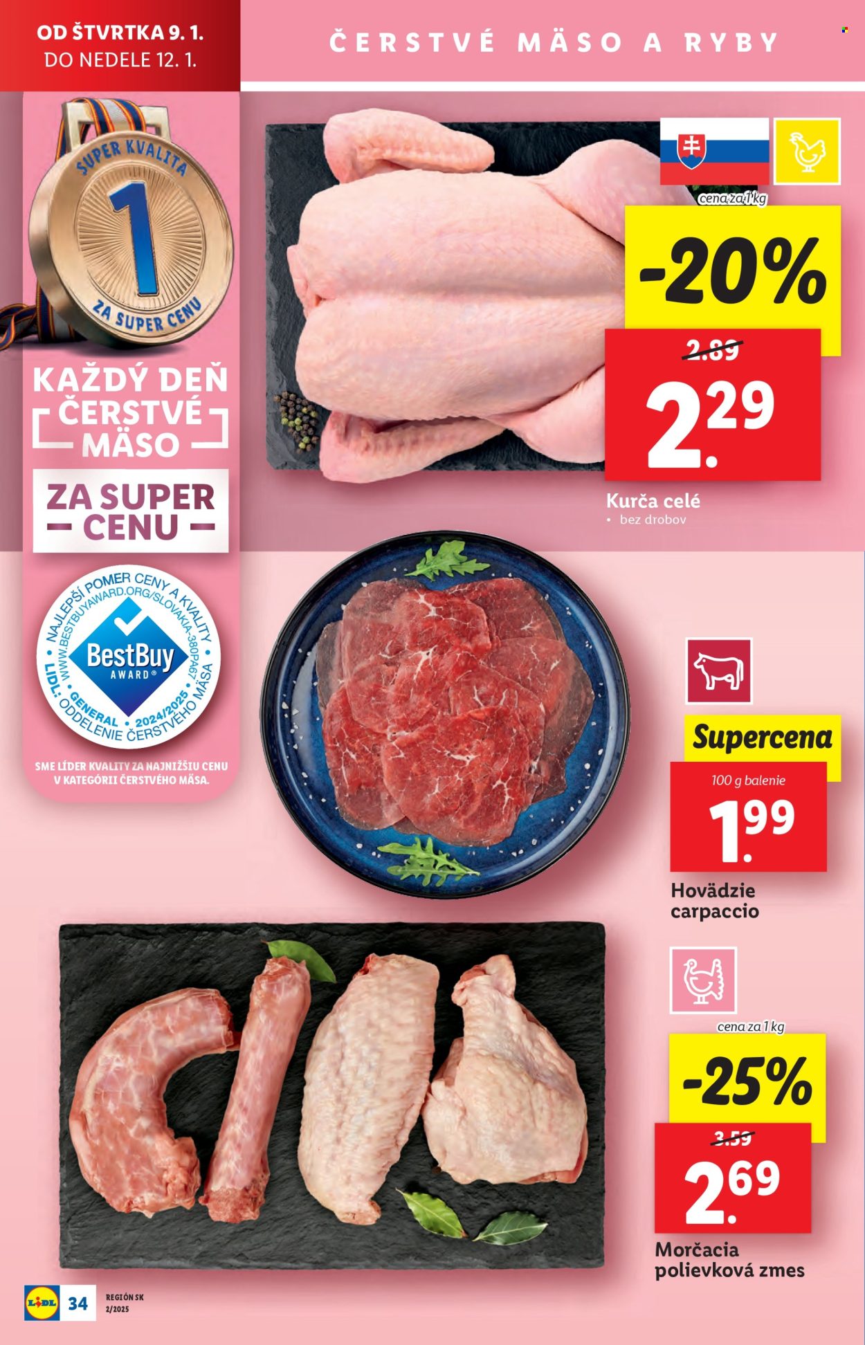 Leták Lidl - 7.1.2025 - 12.1.2025. Strana 34