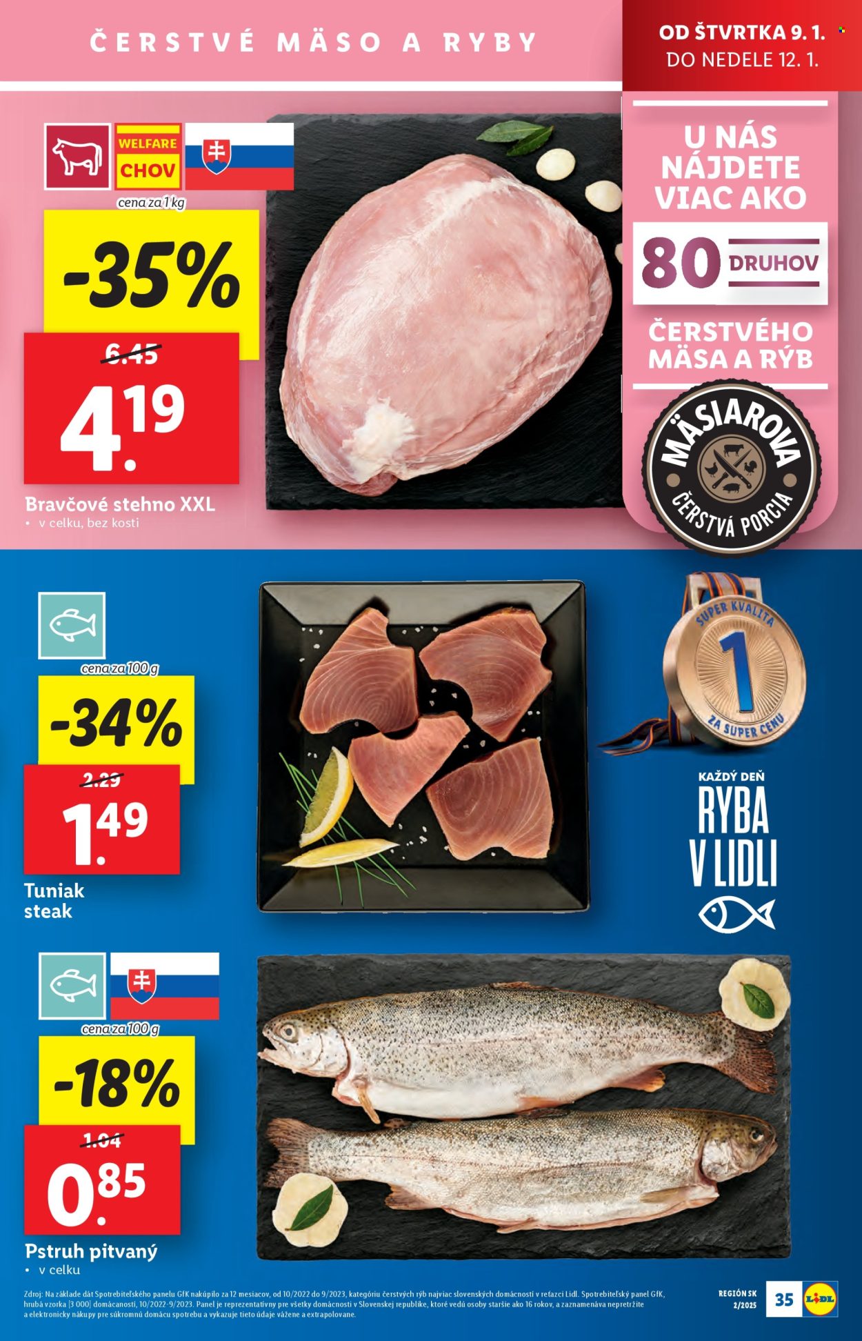 Leták Lidl - 7.1.2025 - 12.1.2025. Strana 35