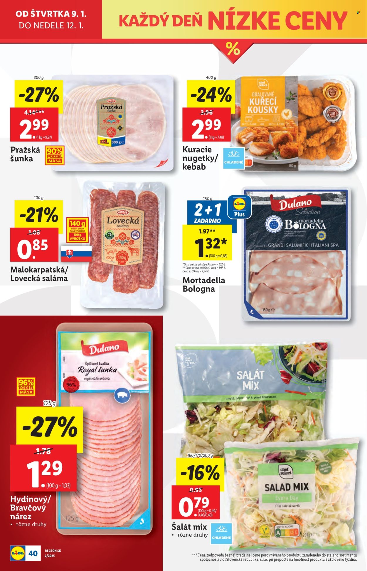 Leták Lidl - 7.1.2025 - 12.1.2025. Strana 40