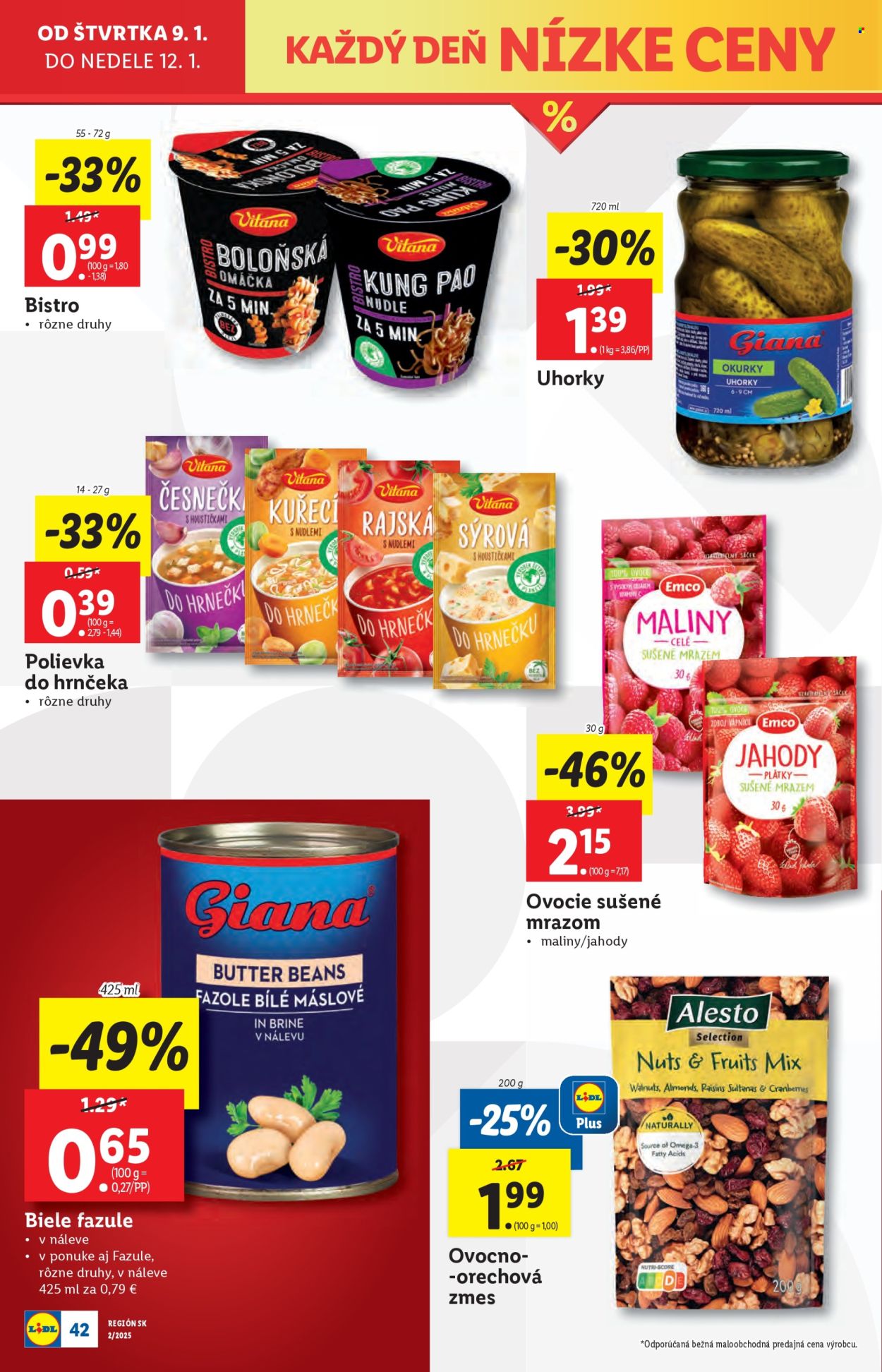 Leták Lidl - 7.1.2025 - 12.1.2025. Strana 42