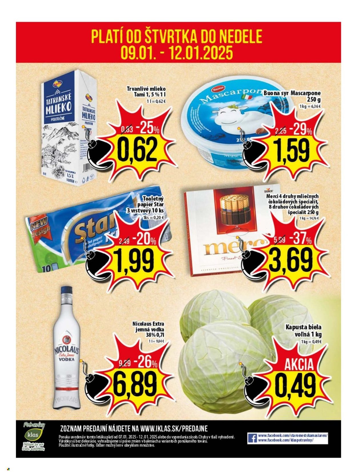 Leták Klas - 7.1.2025 - 12.1.2025. Strana 17
