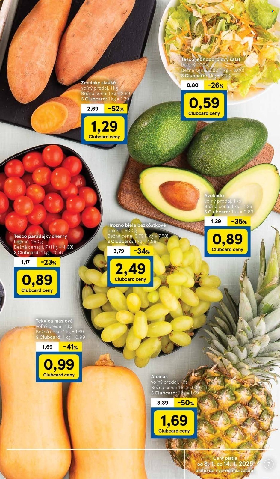 Leták TESCO - 8.1.2025 - 14.1.2025. Strana 7