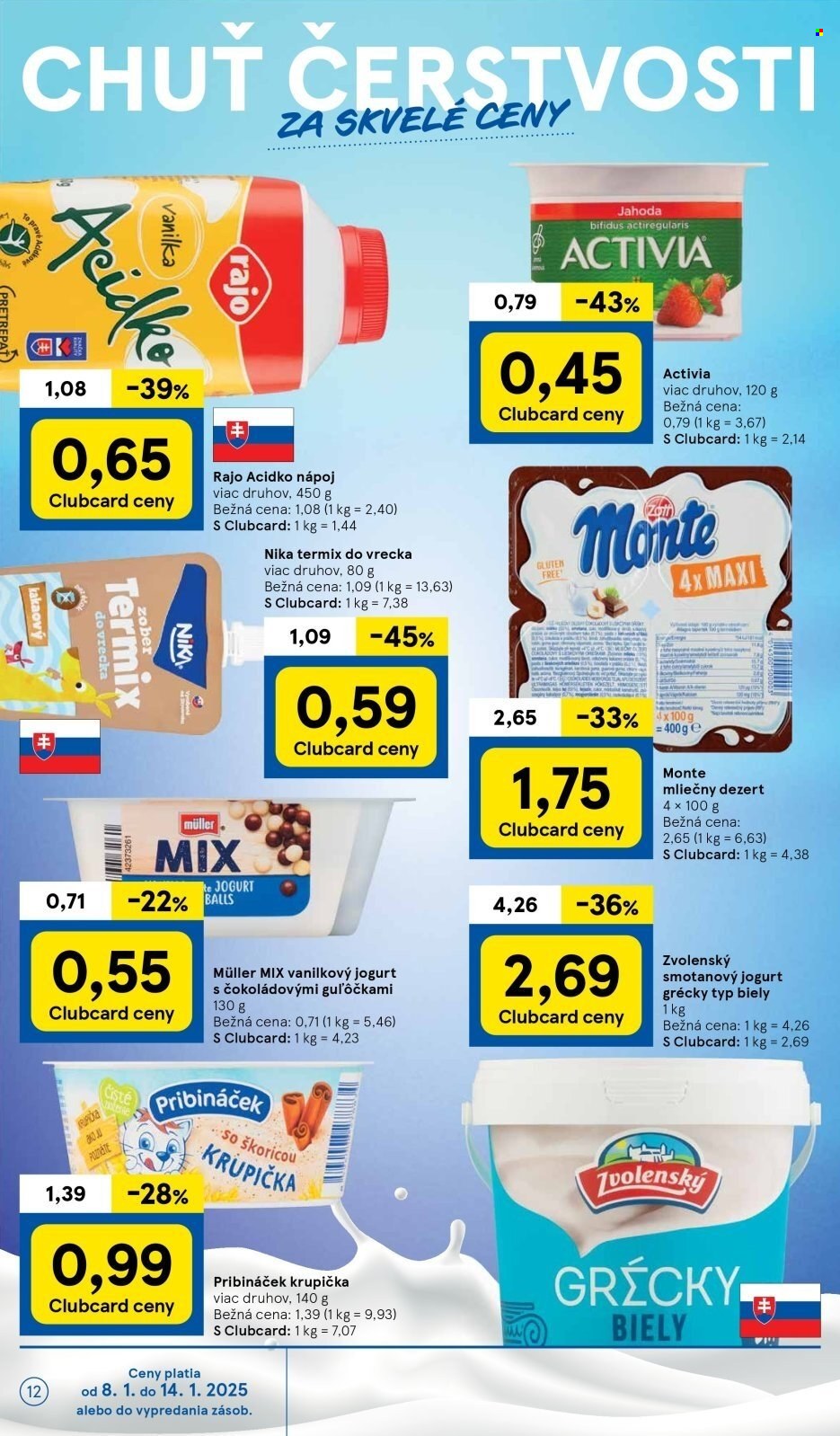 Leták TESCO - 8.1.2025 - 14.1.2025. Strana 12