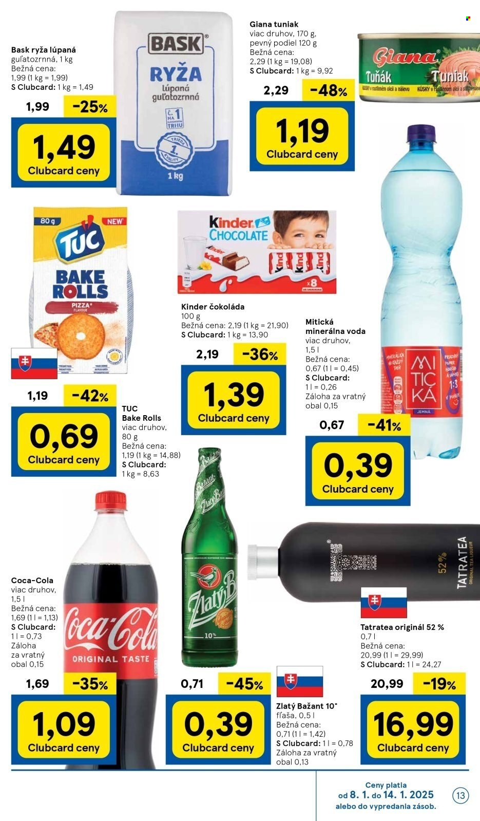 Leták TESCO - 8.1.2025 - 14.1.2025. Strana 13
