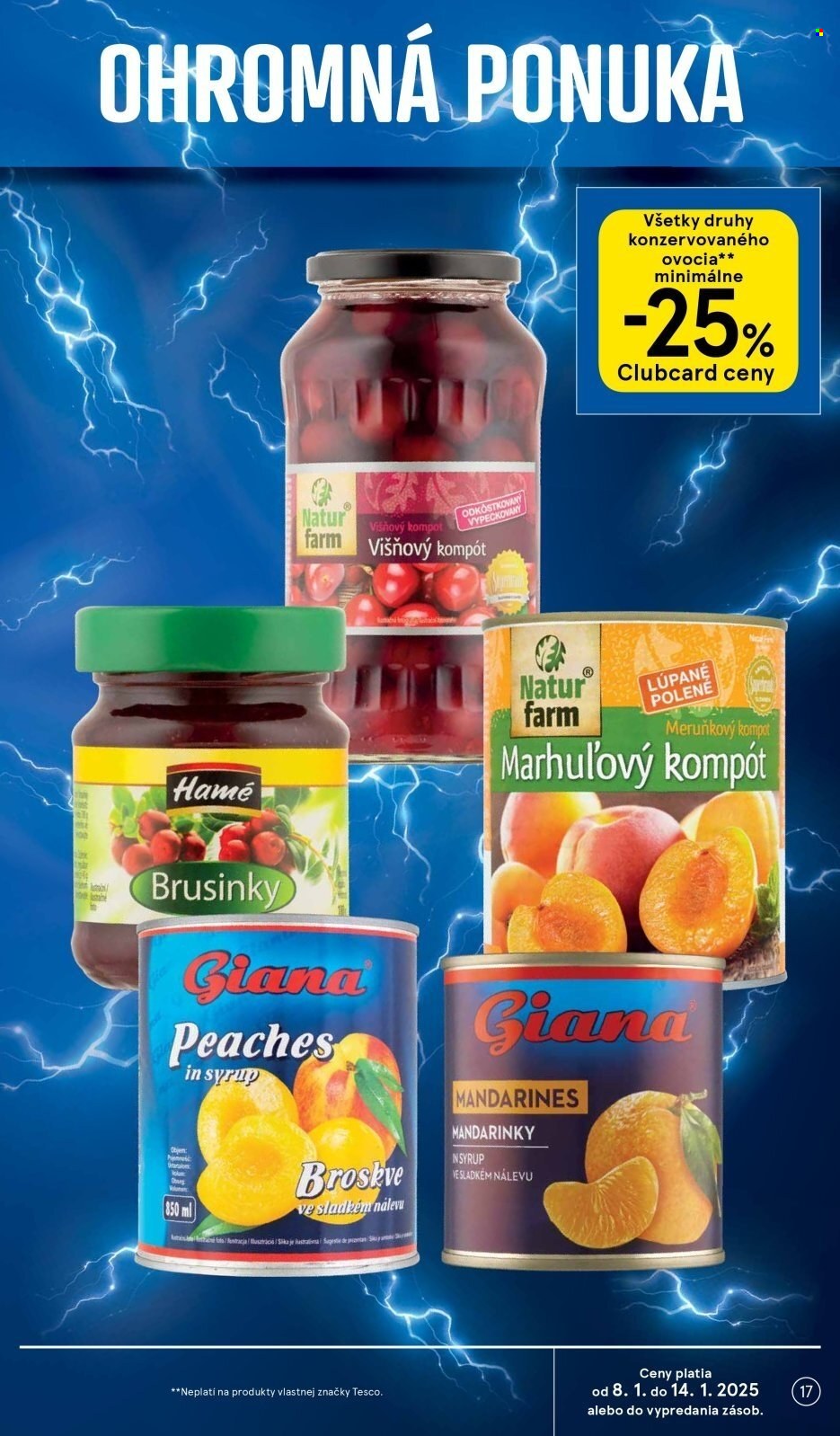 Leták TESCO - 8.1.2025 - 14.1.2025. Strana 17