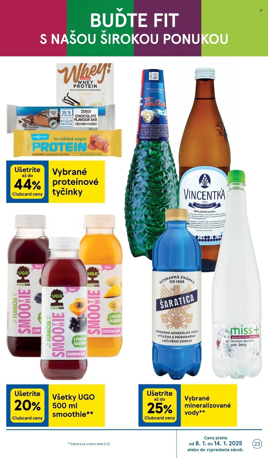 Leták TESCO - 8.1.2025 - 14.1.2025. Strana 23