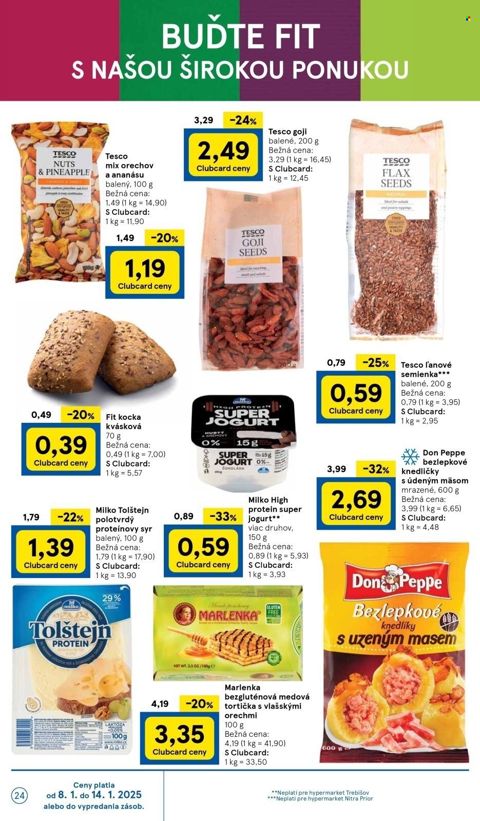 Leták TESCO - 8.1.2025 - 14.1.2025. Strana 24