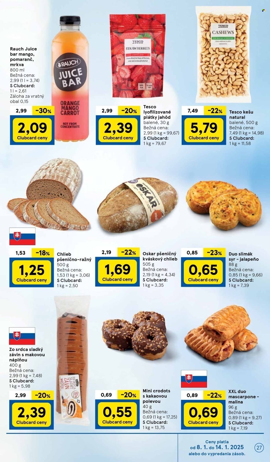Leták TESCO - 8.1.2025 - 14.1.2025. Strana 27