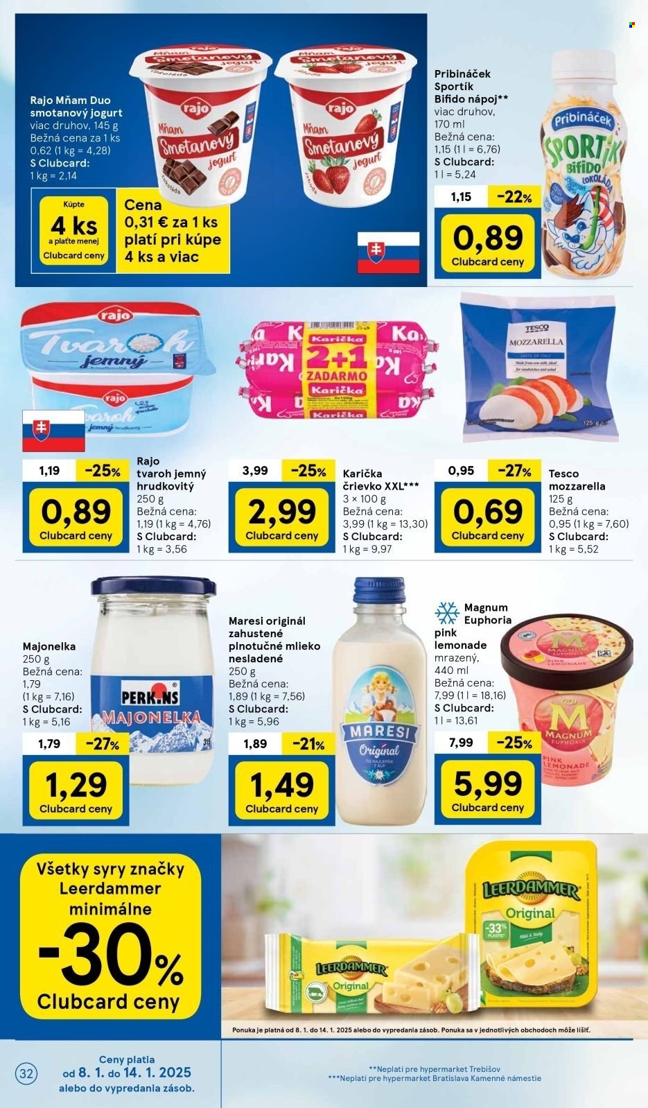 Leták TESCO - 8.1.2025 - 14.1.2025. Strana 32