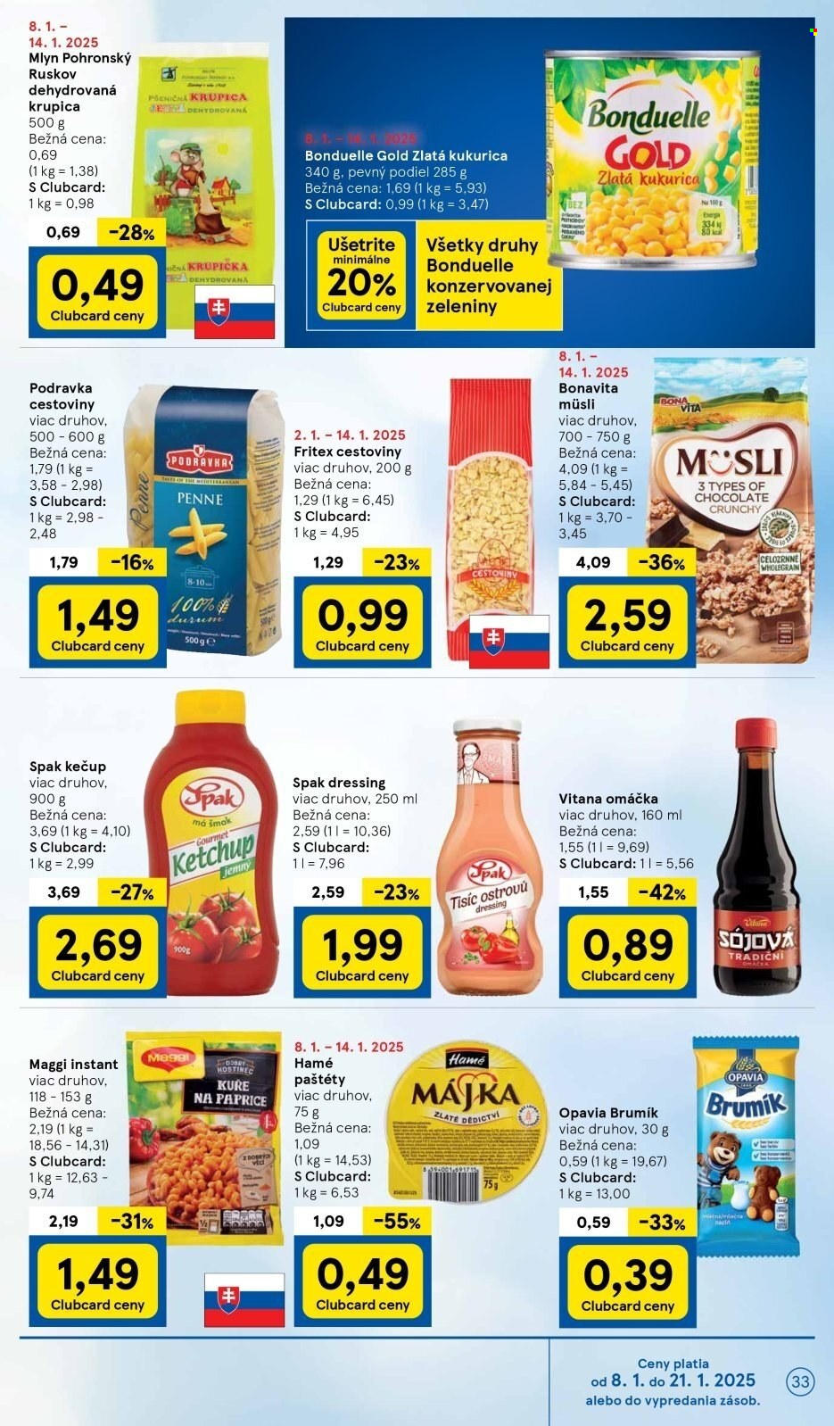 Leták TESCO - 8.1.2025 - 14.1.2025. Strana 33