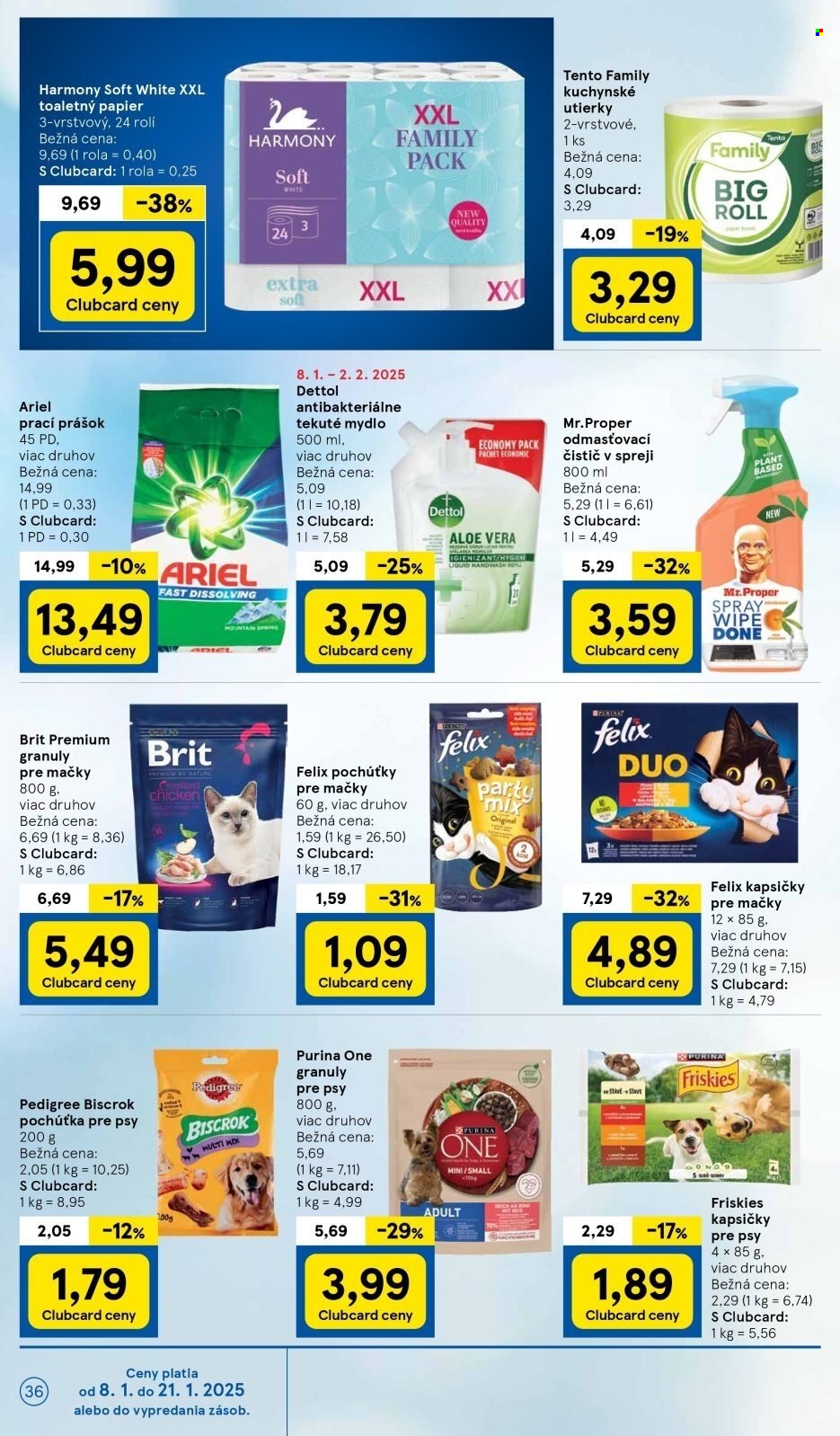 Leták TESCO - 8.1.2025 - 14.1.2025. Strana 36