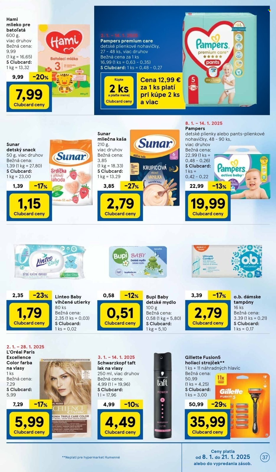 Leták TESCO - 8.1.2025 - 14.1.2025. Strana 37