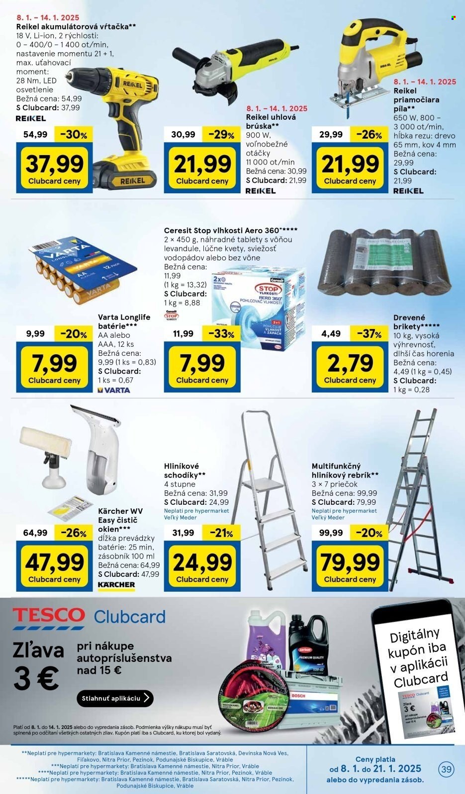 Leták TESCO - 8.1.2025 - 14.1.2025. Strana 39