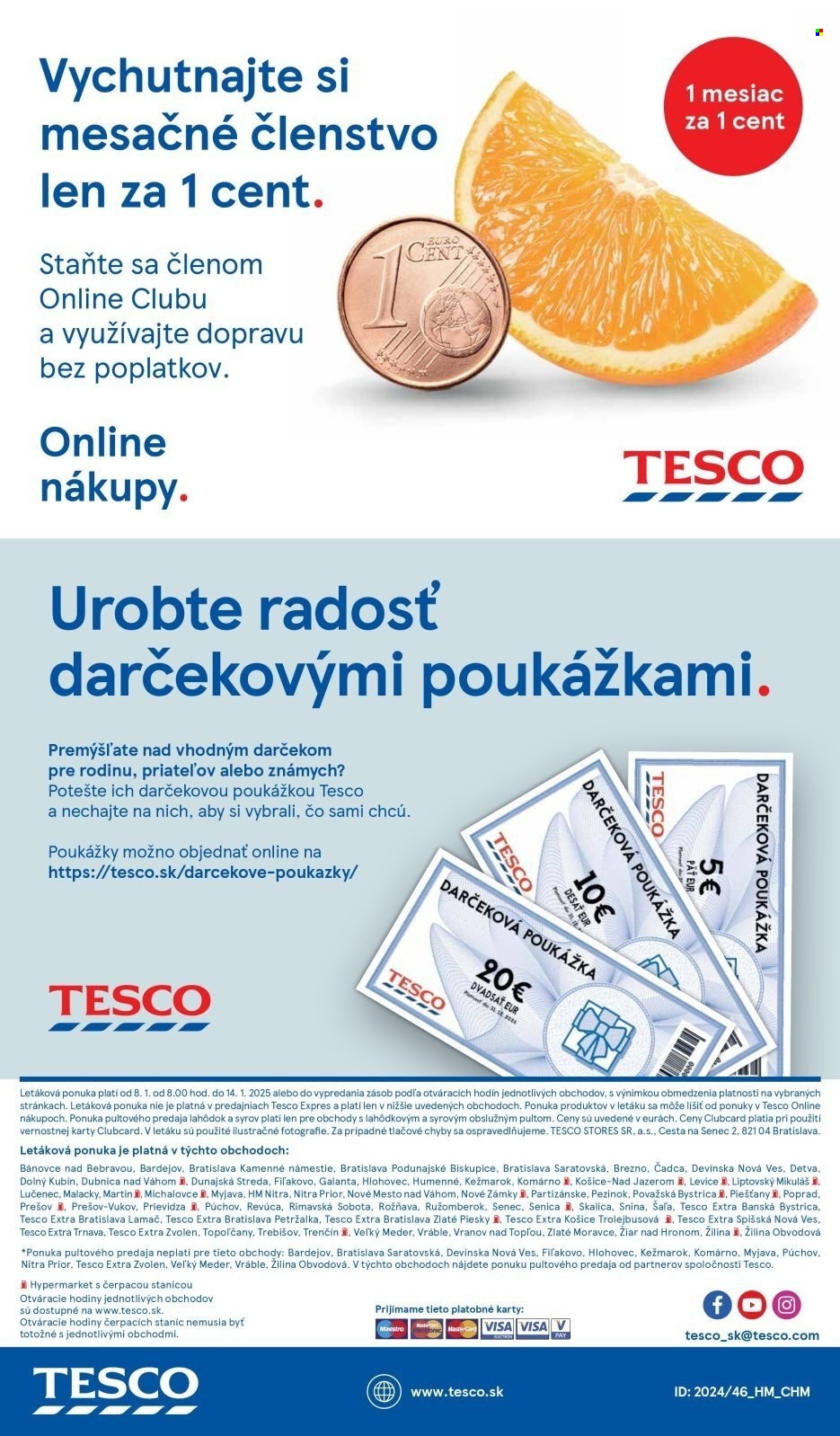 Leták TESCO - 8.1.2025 - 14.1.2025. Strana 43