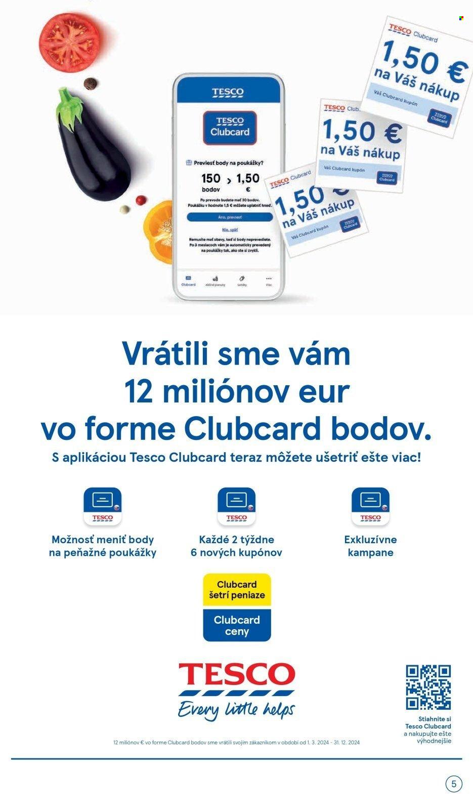 Leták TESCO supermarket - 8.1.2025 - 14.1.2025. Strana 5