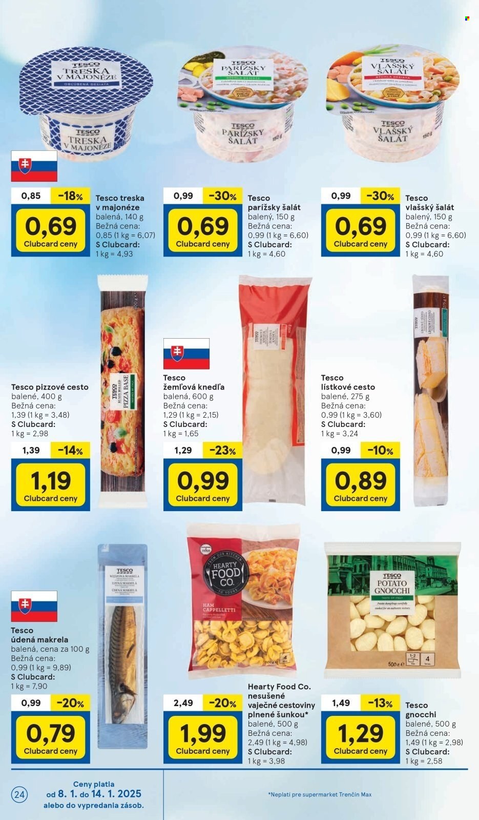 Leták TESCO supermarket - 8.1.2025 - 14.1.2025. Strana 24