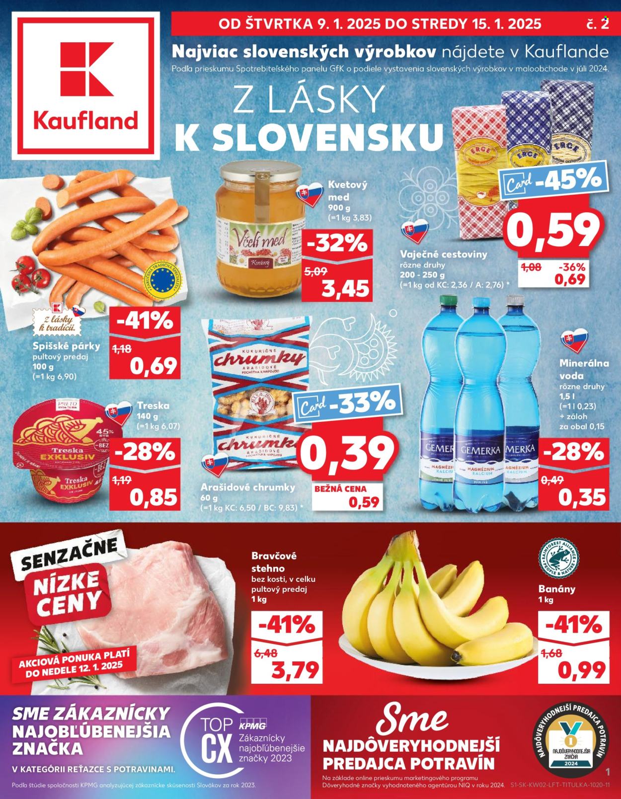 Leták Kaufland - 9.1.2025 - 15.1.2025. Strana 1