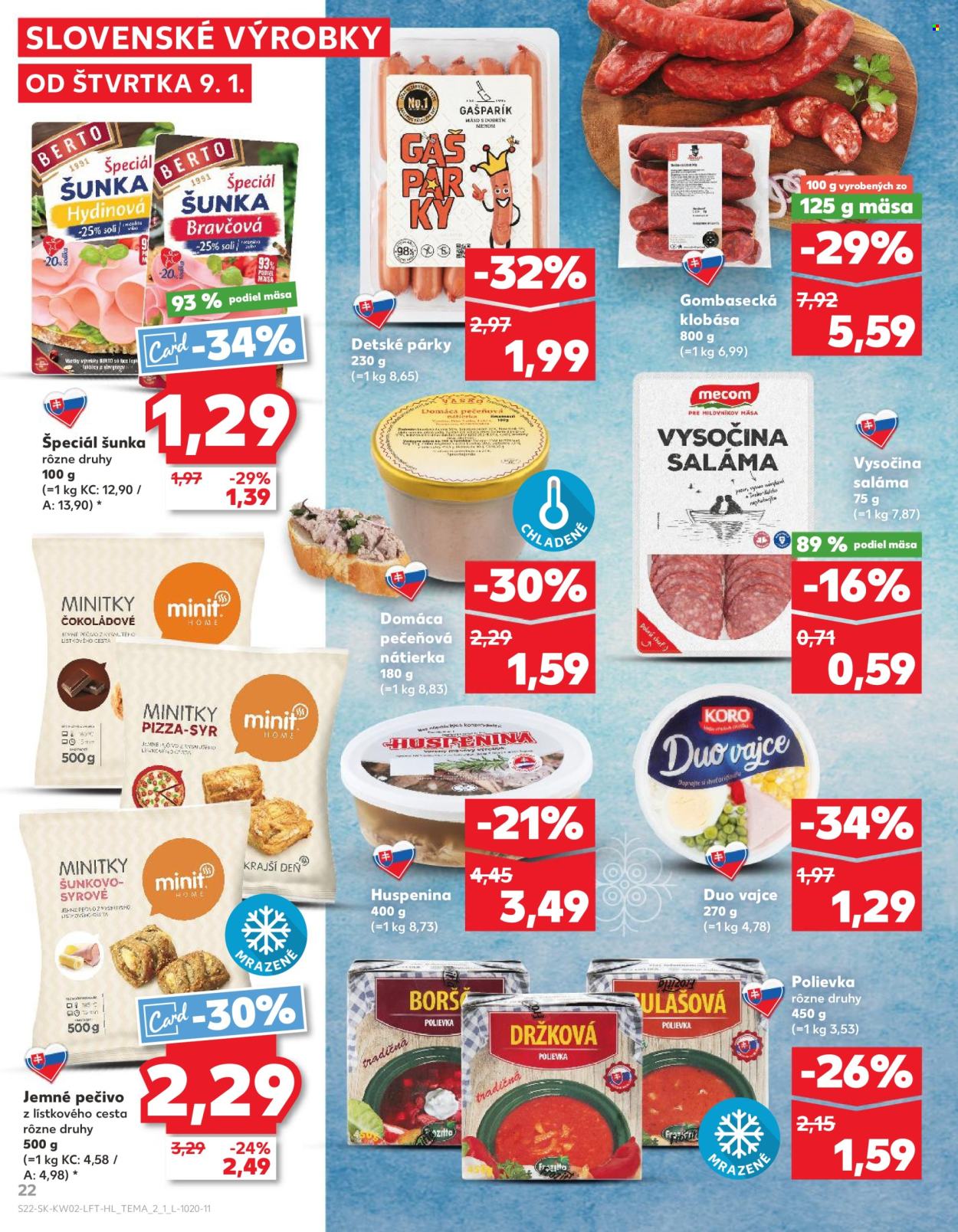 Leták Kaufland - 9.1.2025 - 15.1.2025. Strana 22