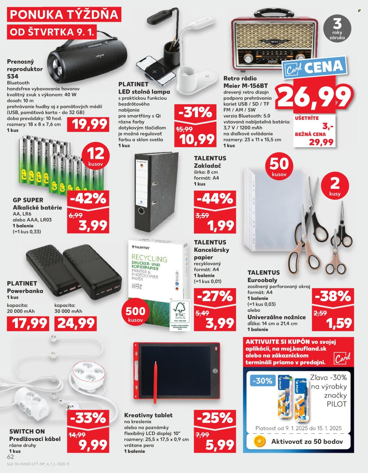 Leták Kaufland - 9.1.2025 - 15.1.2025. Strana 62