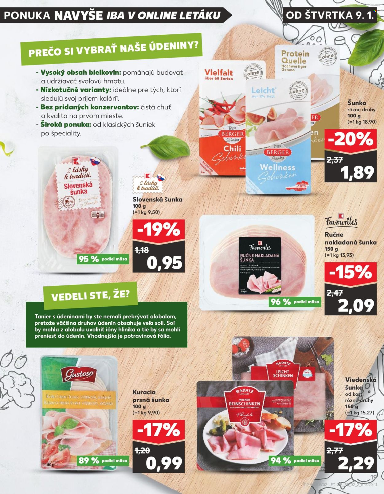 Leták Kaufland - 9.1.2025 - 15.1.2025. Strana 19