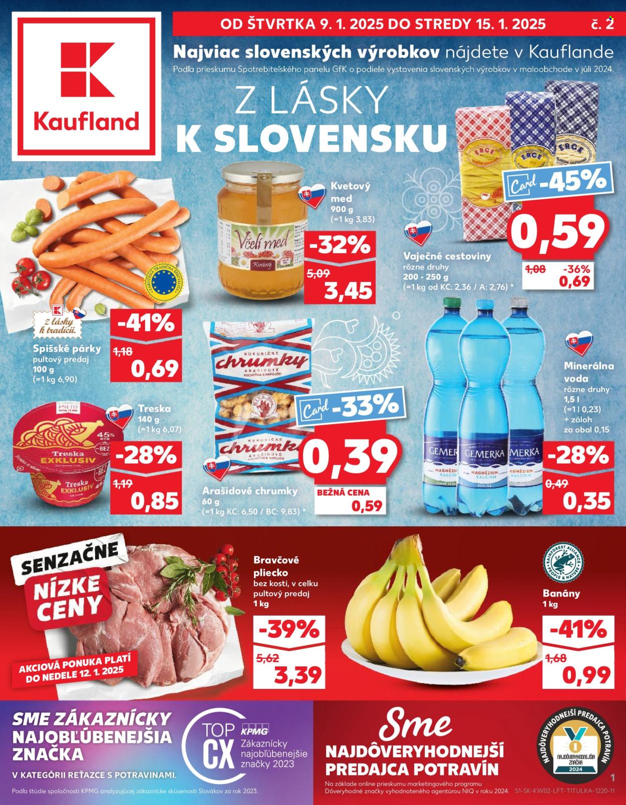 Leták Kaufland - 9.1.2025 - 15.1.2025. Strana 1