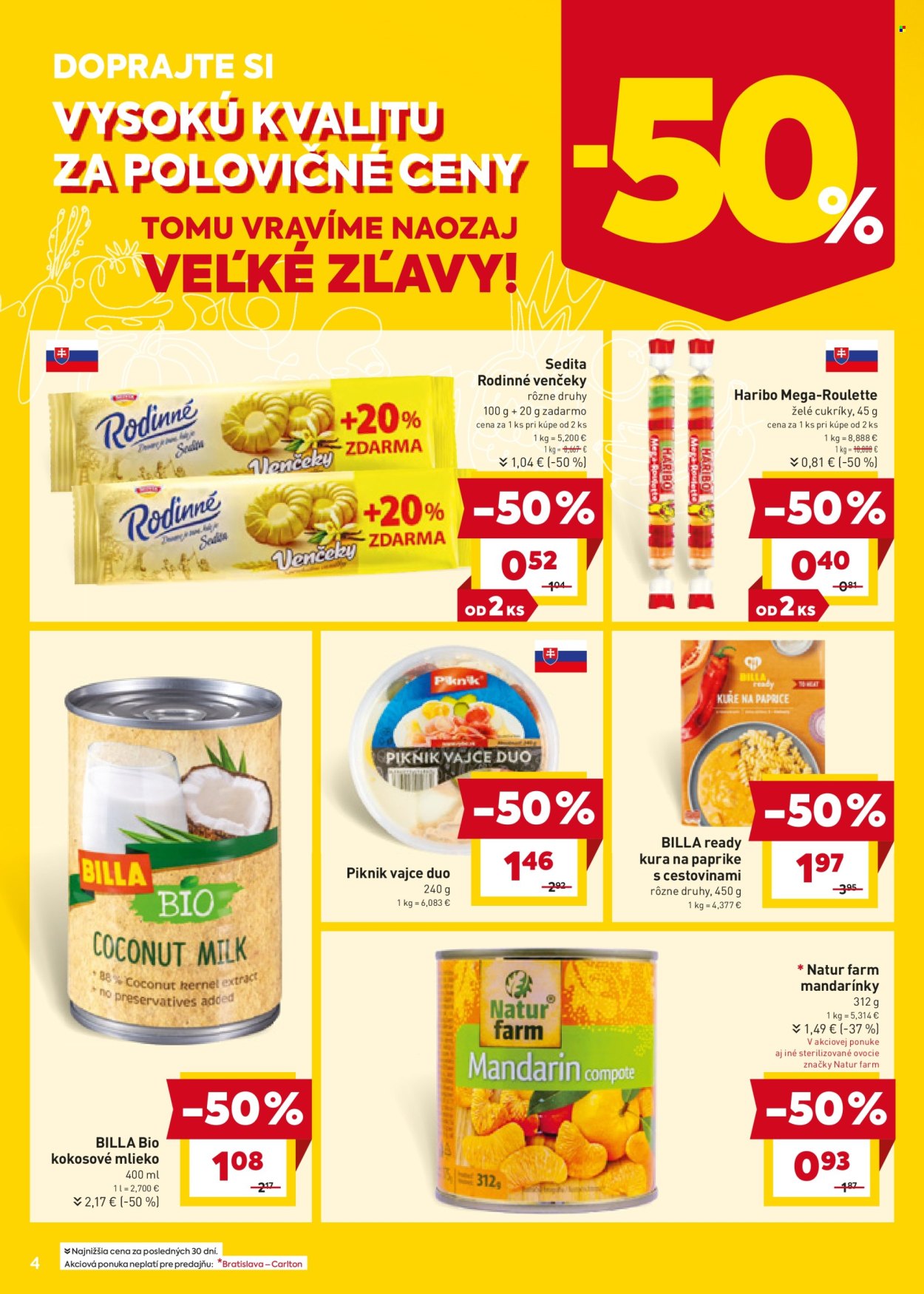 Leták Billa - 8.1.2025 - 14.1.2025. Strana 4