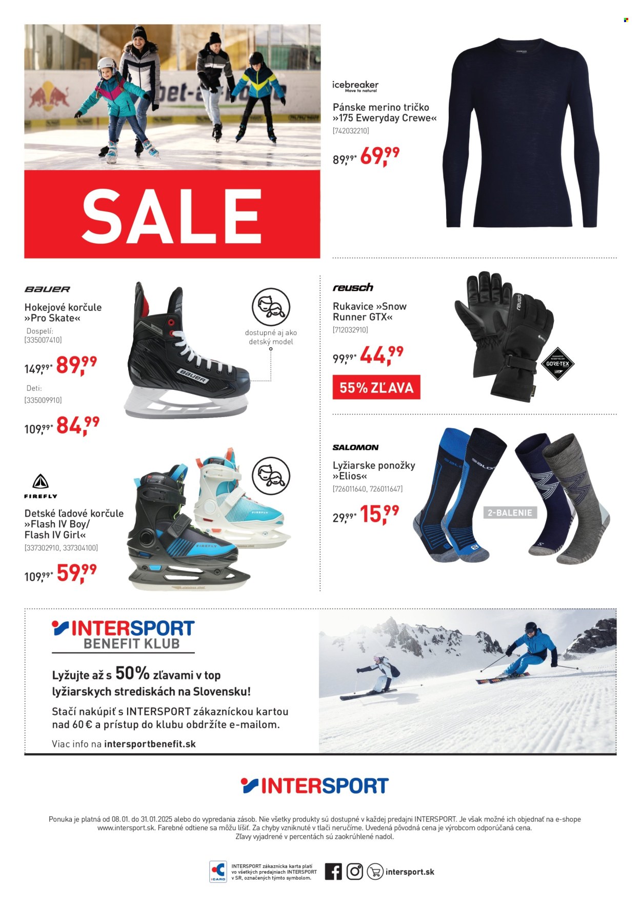 Leták Intersport - 8.1.2025 - 31.1.2025. Strana 8